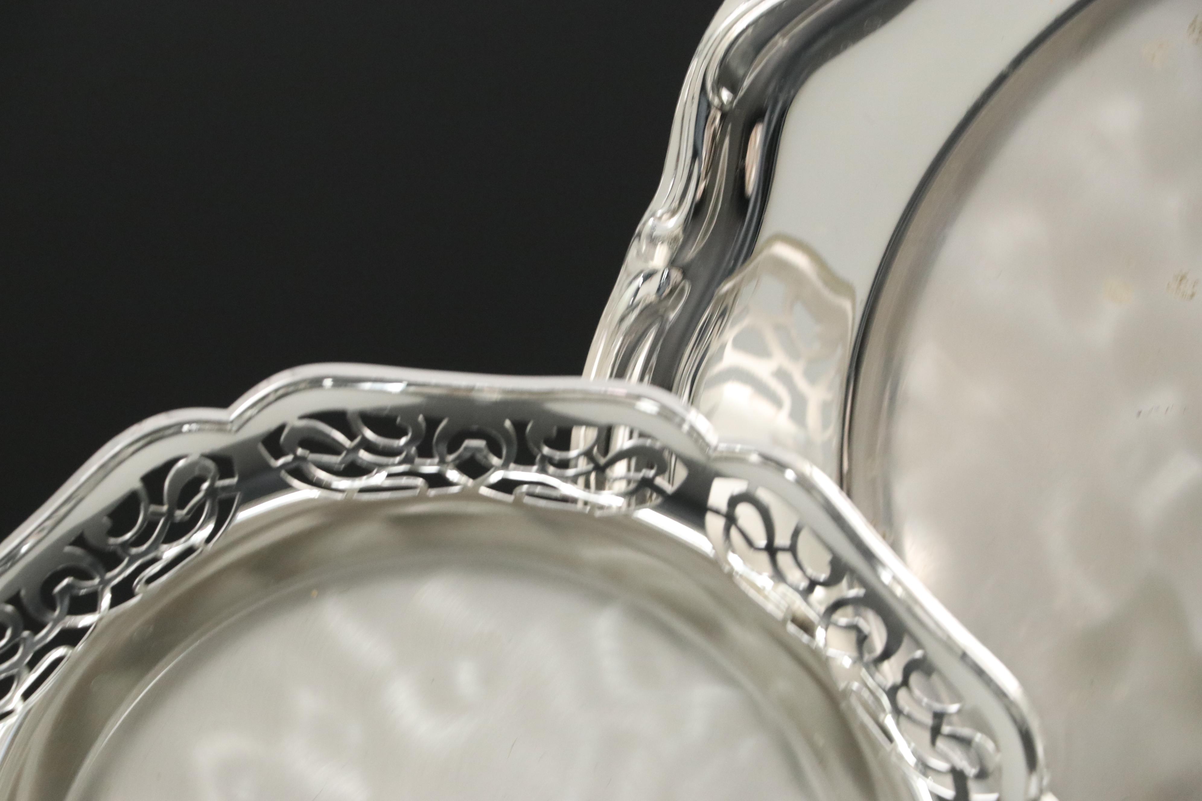 WMA Rogers "Carol" Silver Plate Coffee and Tea Service with Other Décor