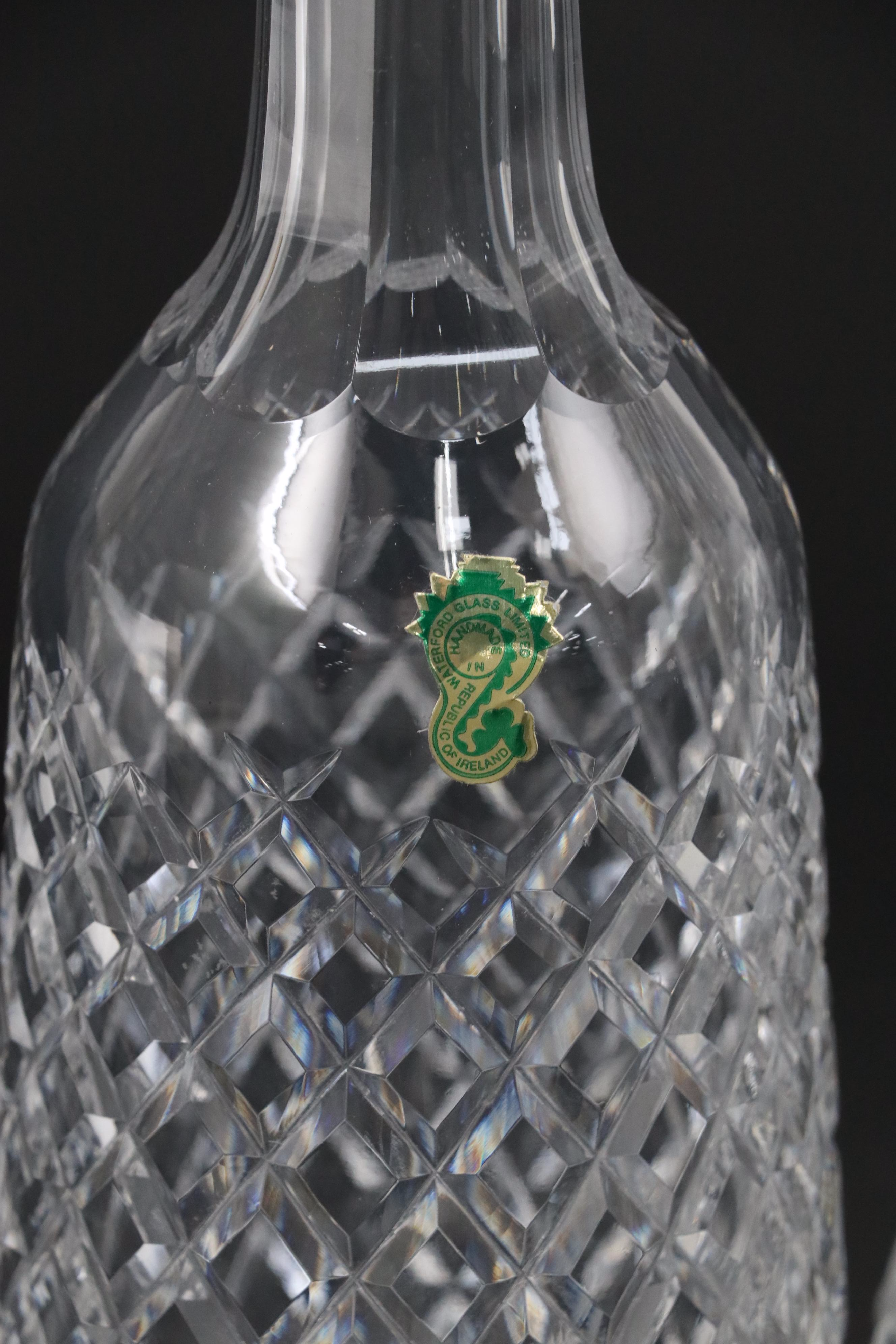Waterford "Alana" Crystal Decanter with Other Crystal Decanters