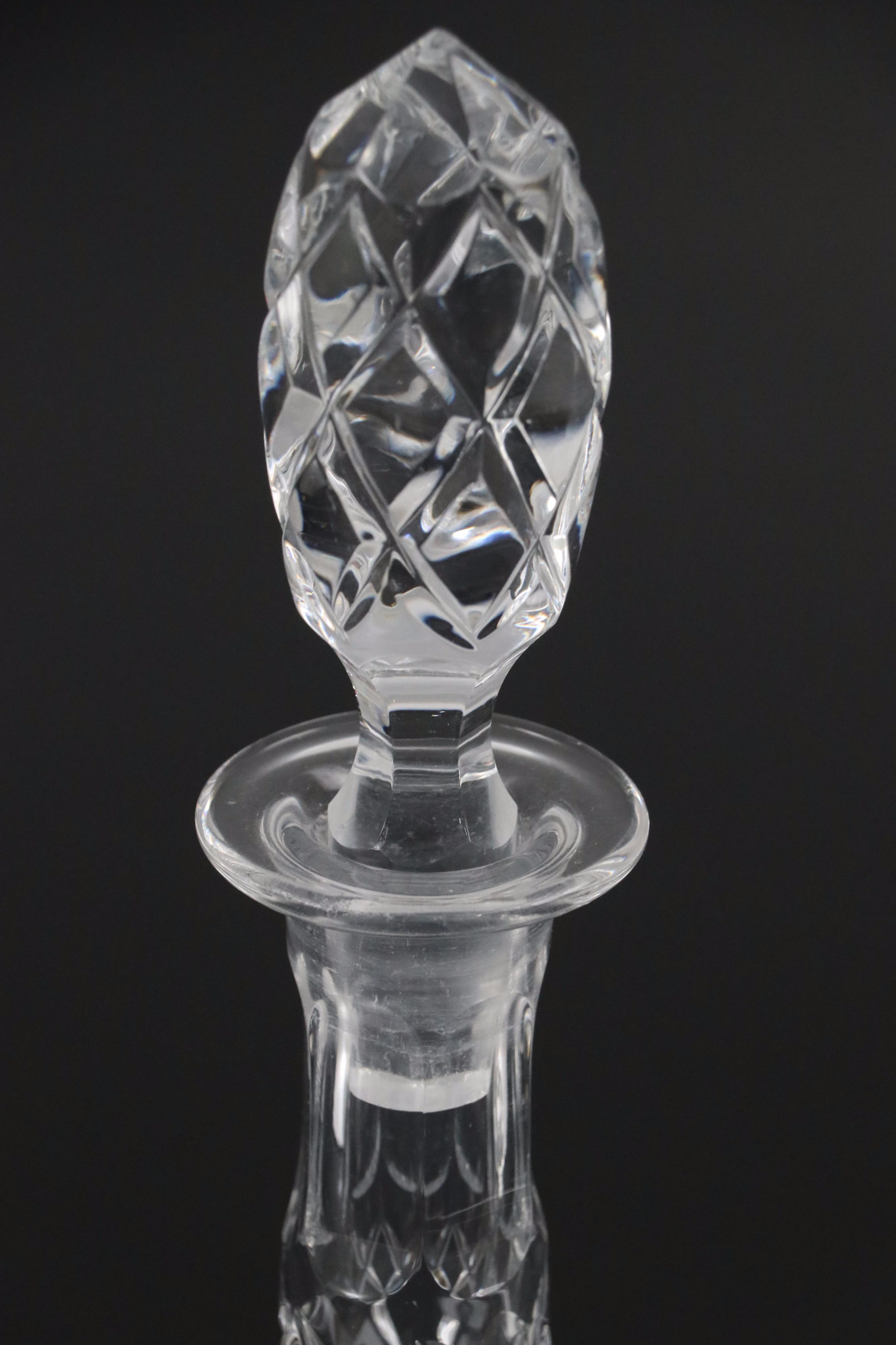 Waterford "Alana" Crystal Decanter with Other Crystal Decanters
