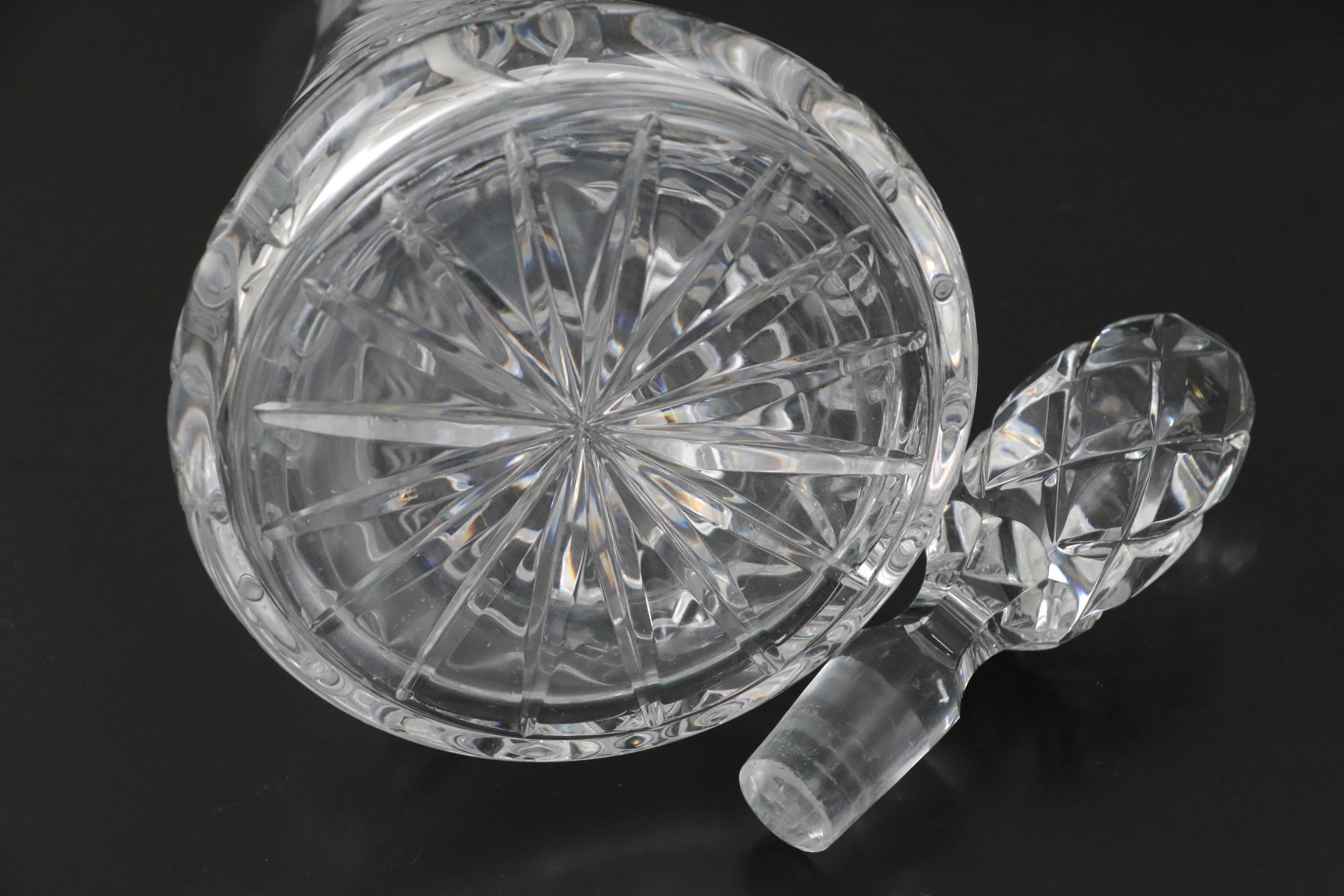 Waterford "Alana" Crystal Decanter with Other Crystal Decanters