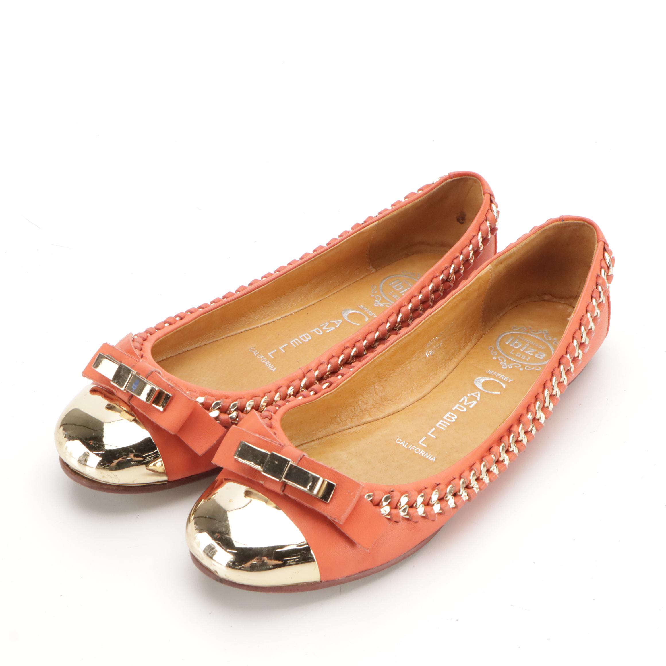 Jeffery Campbell Leather Flats and Casadei Sandals with Chain Detailing