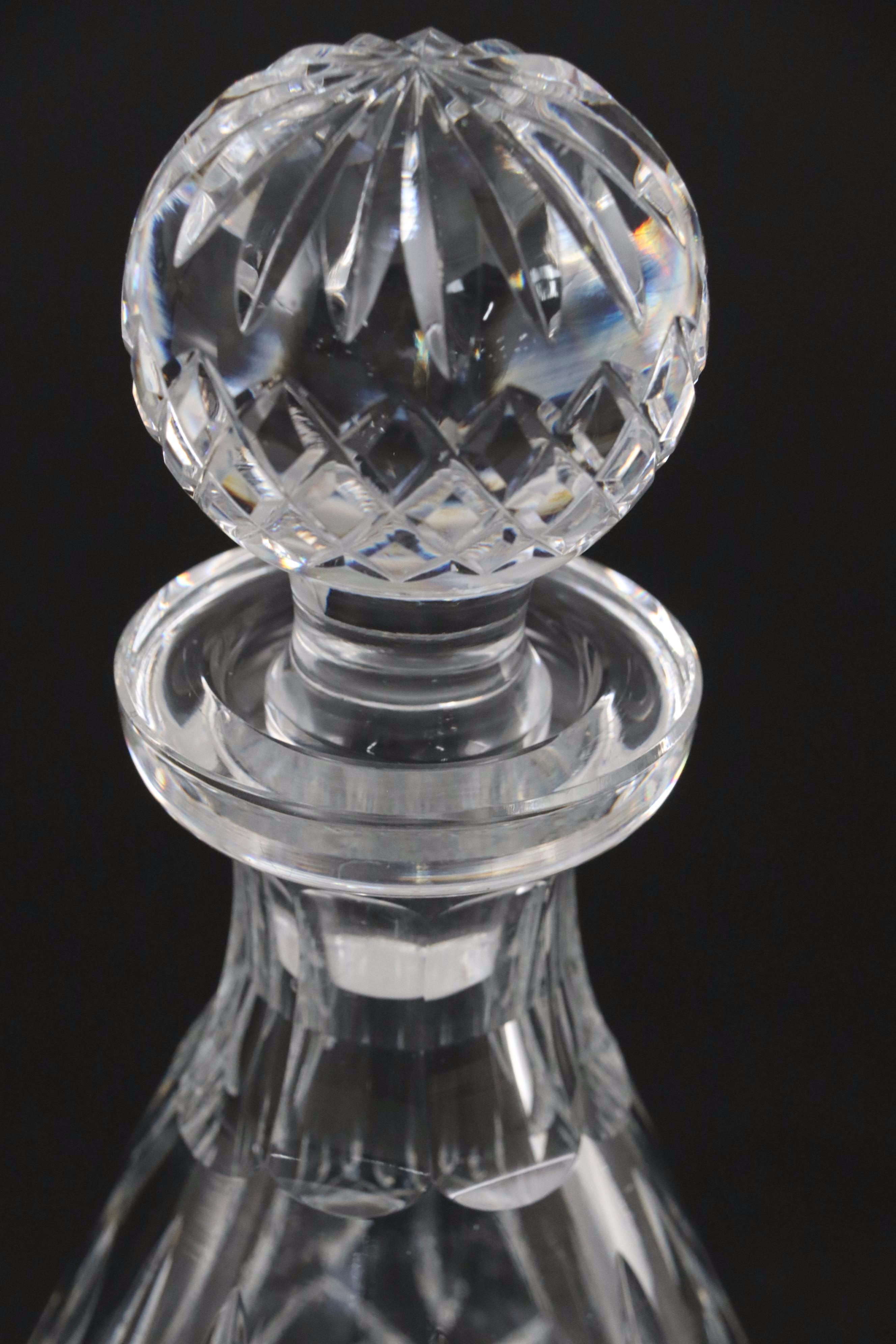 Waterford "Alana" Crystal Decanter with Other Crystal Decanters