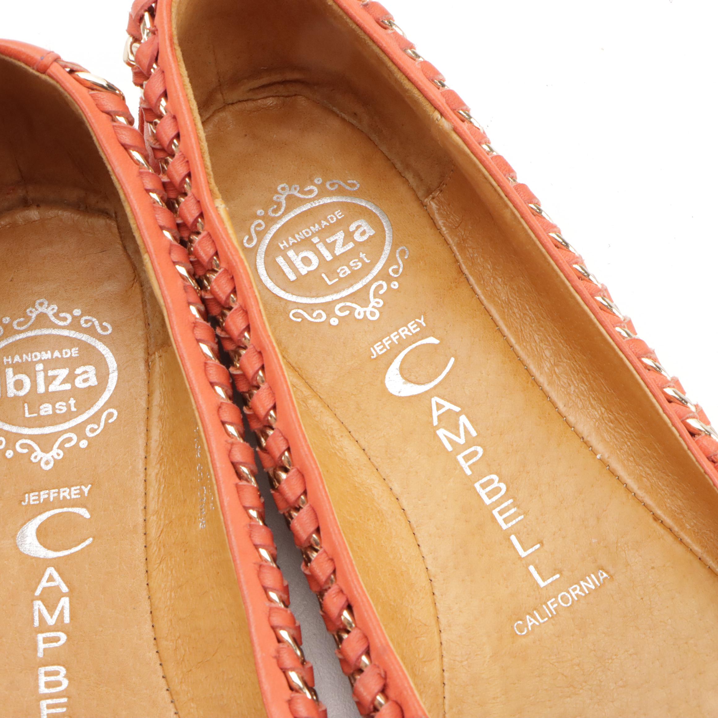 Jeffery Campbell Leather Flats and Casadei Sandals with Chain Detailing