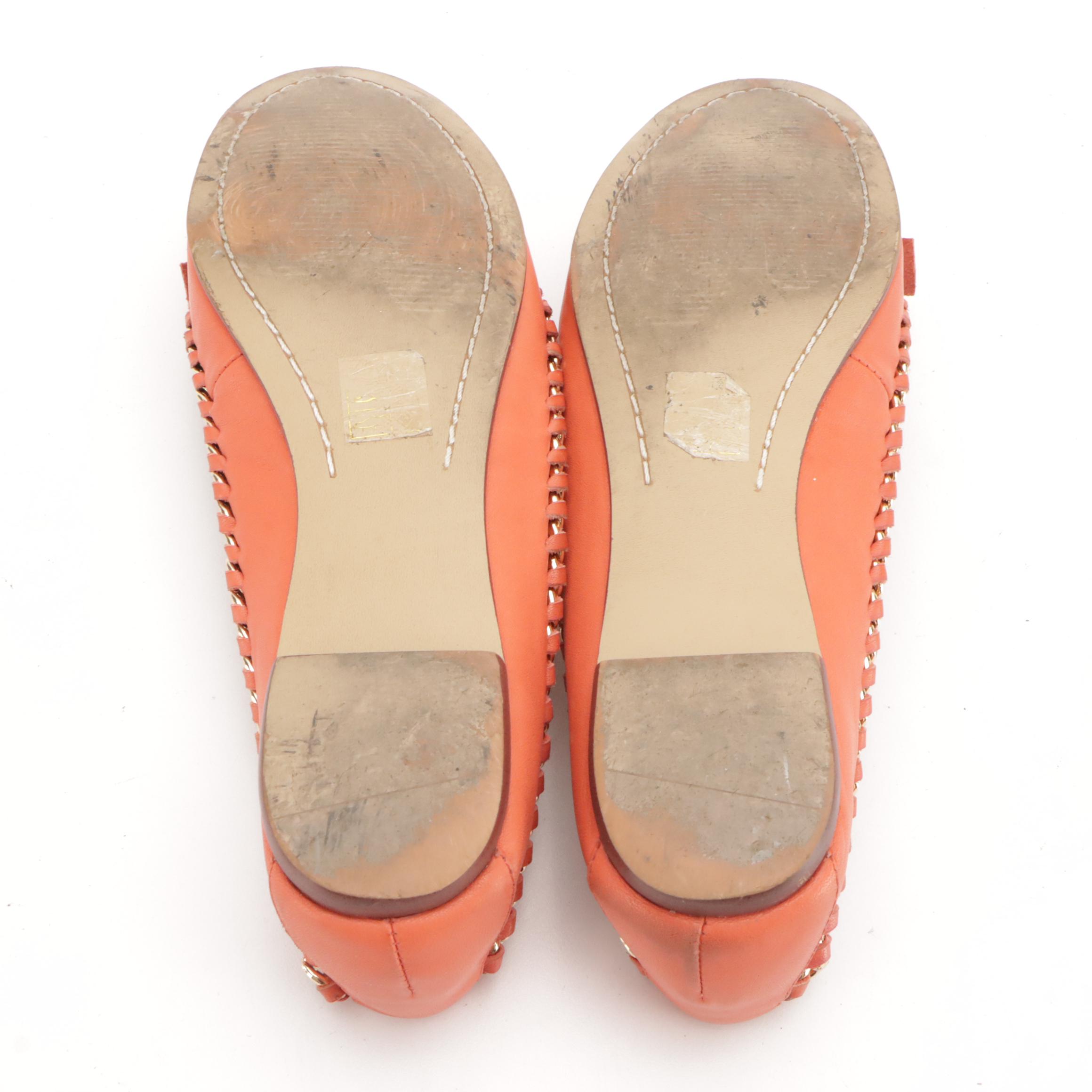 Jeffery Campbell Leather Flats and Casadei Sandals with Chain Detailing