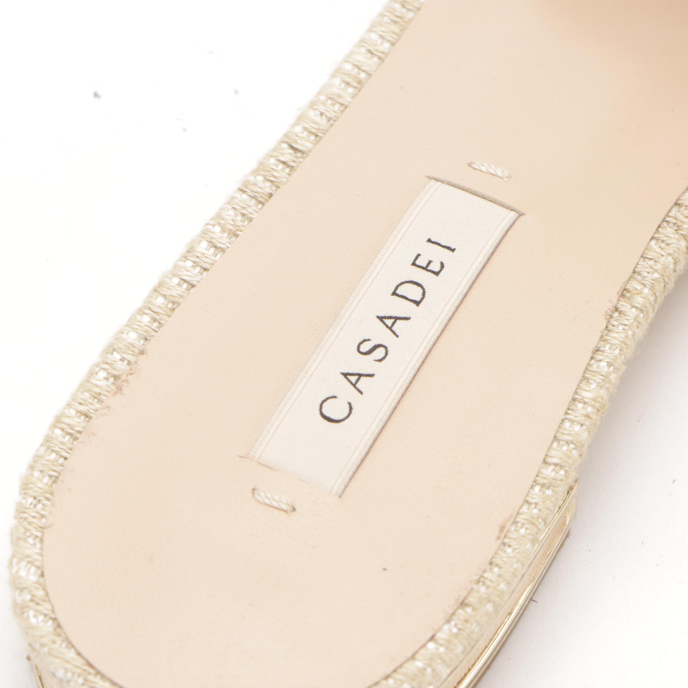 Jeffery Campbell Leather Flats and Casadei Sandals with Chain Detailing