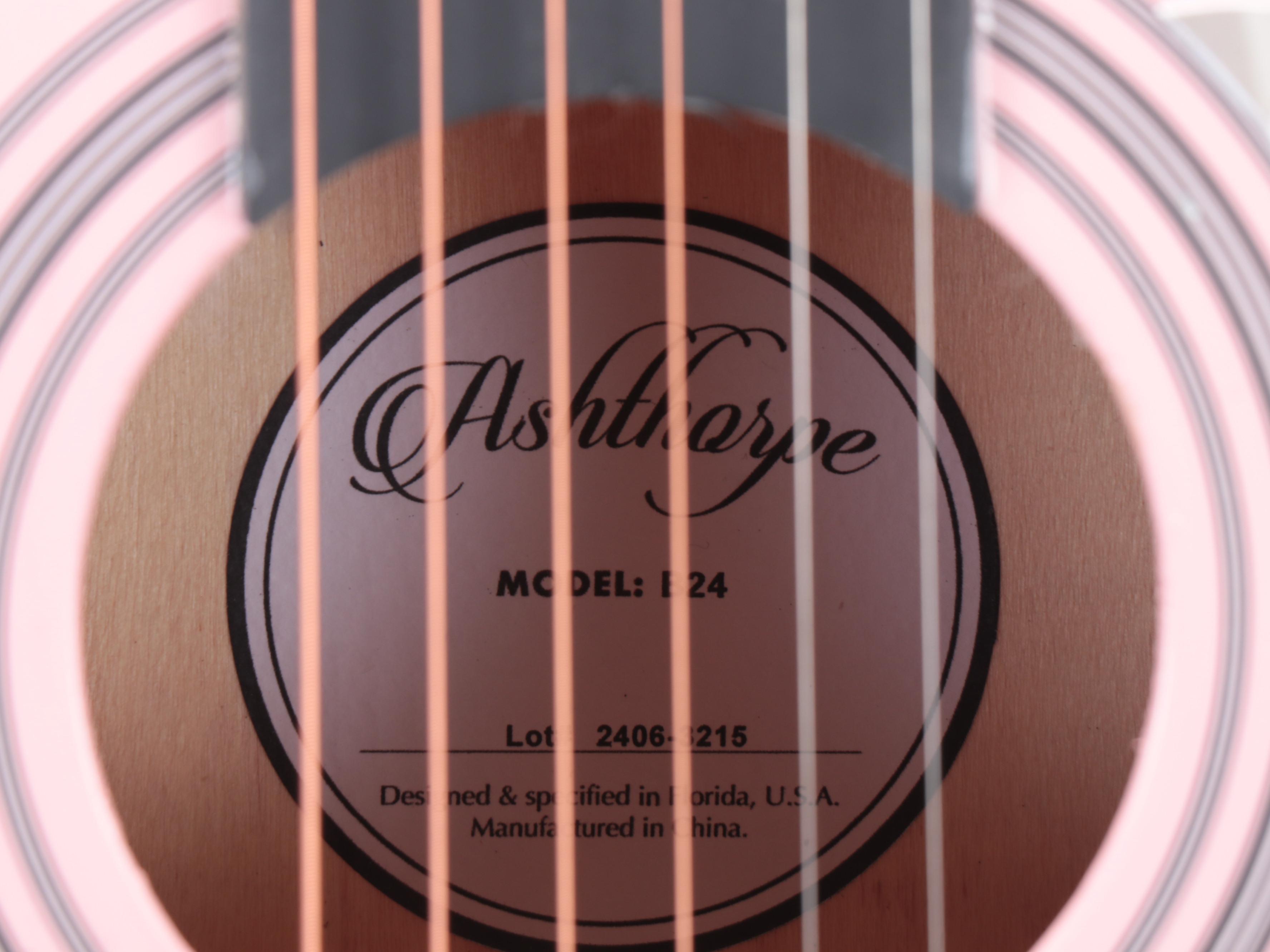 Taylor Swift Decal-Signed Ashthorpe Acoustic Guitar, JSA