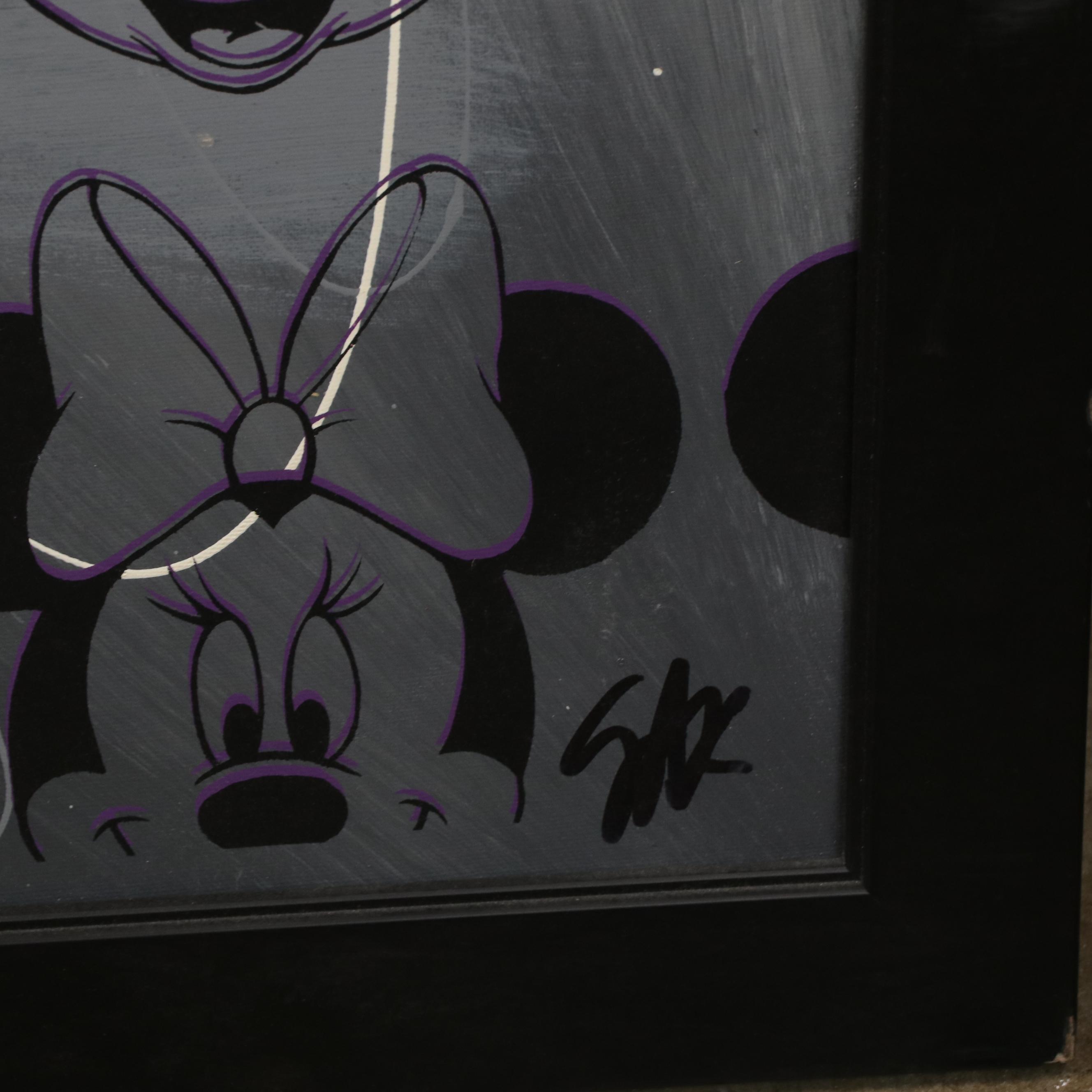 Steve Kaufman Serigraph "Minnie Mouse," 21st Century