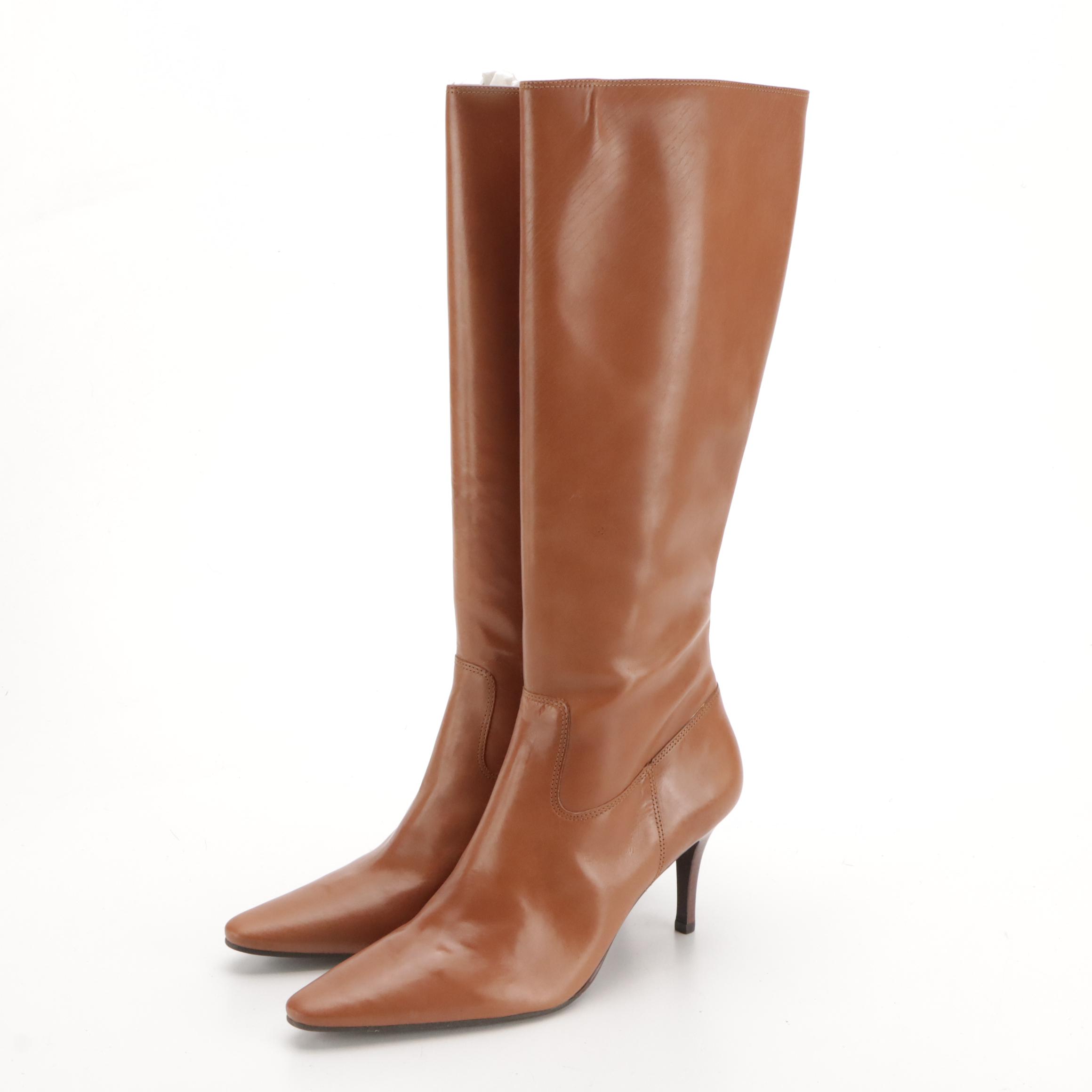 Lauren Ralph Lauren Mimi Pointed-Toe Boots, Oak Tree Farms Victorian-Style Boots
