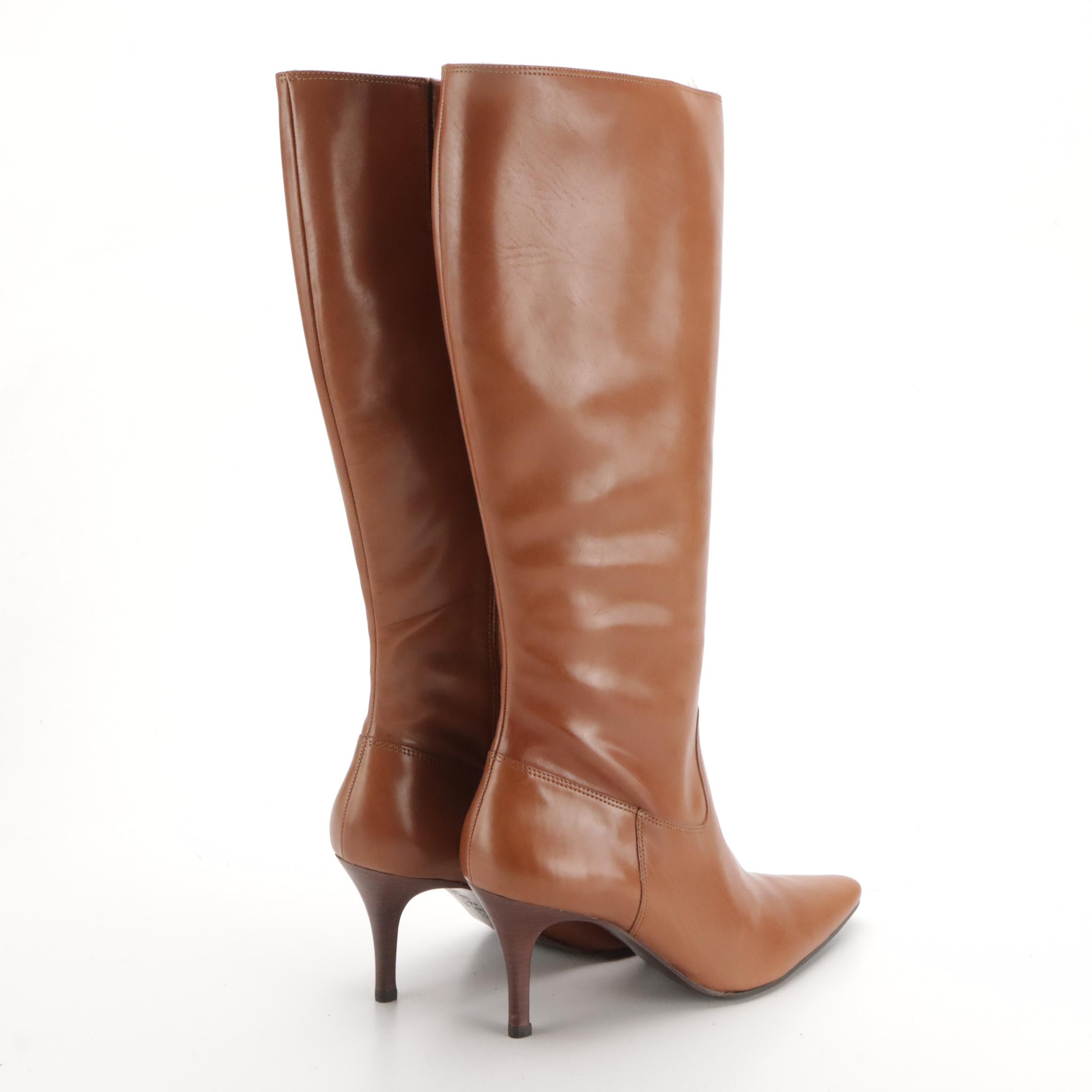 Lauren Ralph Lauren Mimi Pointed-Toe Boots, Oak Tree Farms Victorian-Style Boots