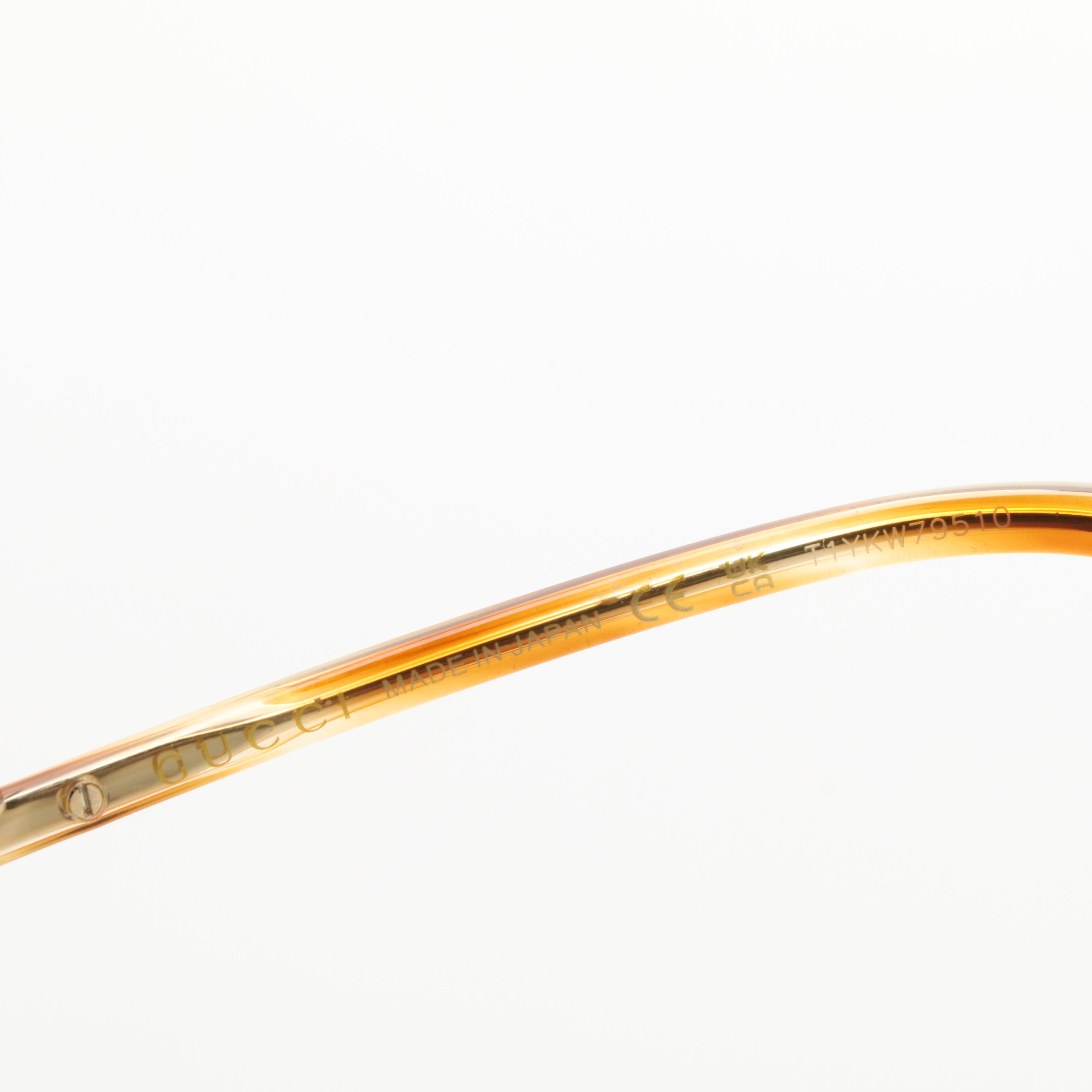 Gucci GG1287S 004 Aviator Sunglasses with Case