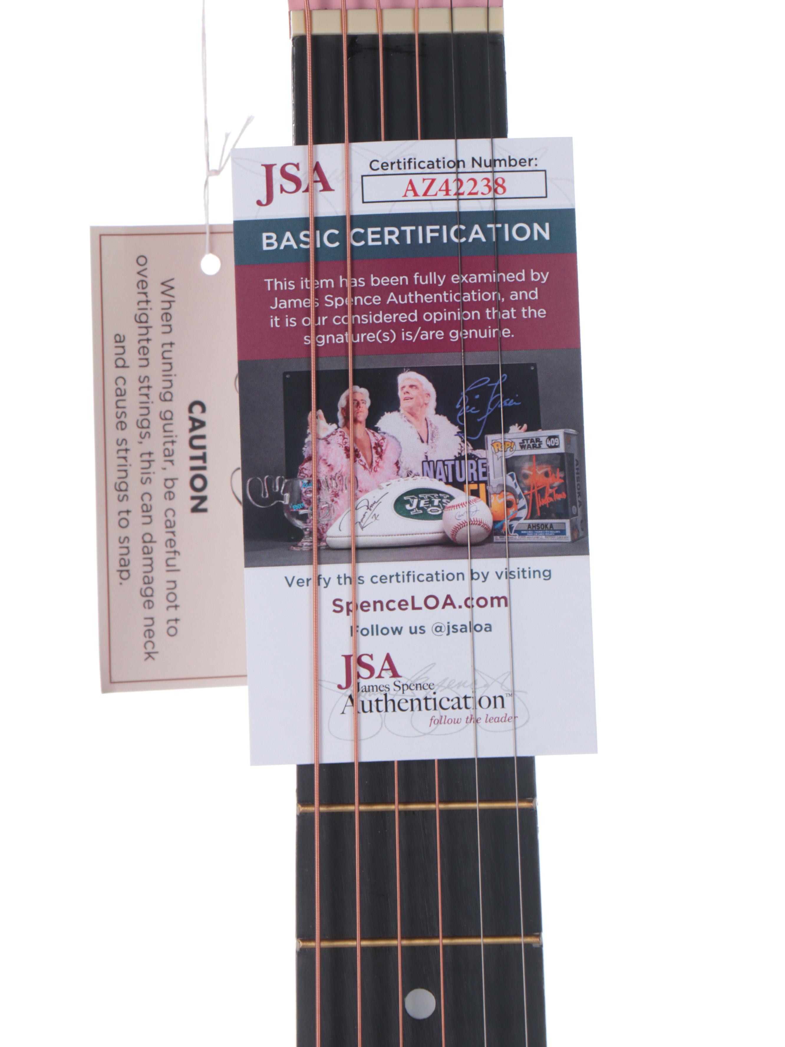 Taylor Swift Decal-Signed Ashthorpe Acoustic Guitar, JSA