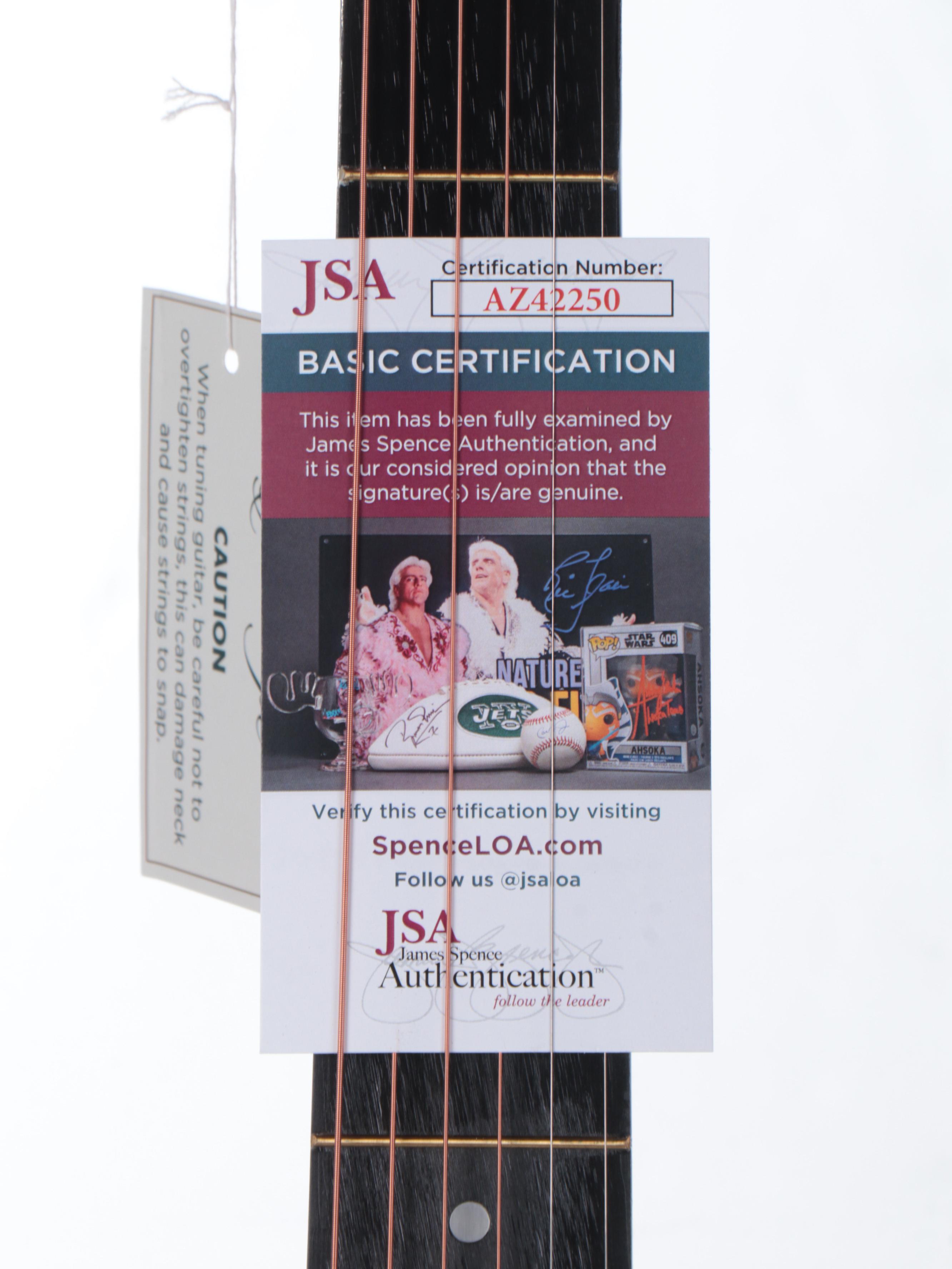 Taylor Swift Decal-Signed Ashthorpe Acoustic Guitar, JSA