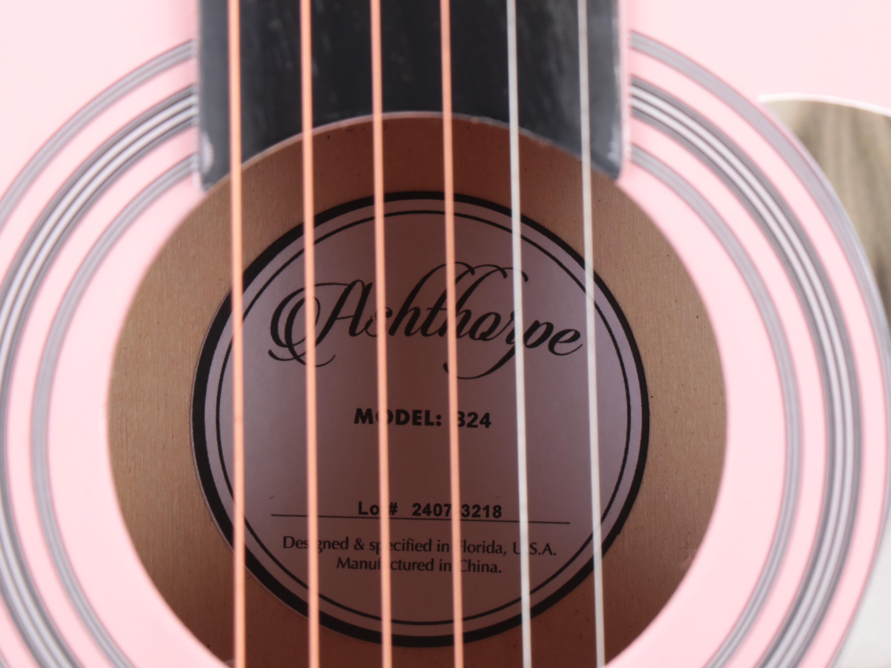 Taylor Swift Decal-Signed Ashthorpe Acoustic Guitar, JSA