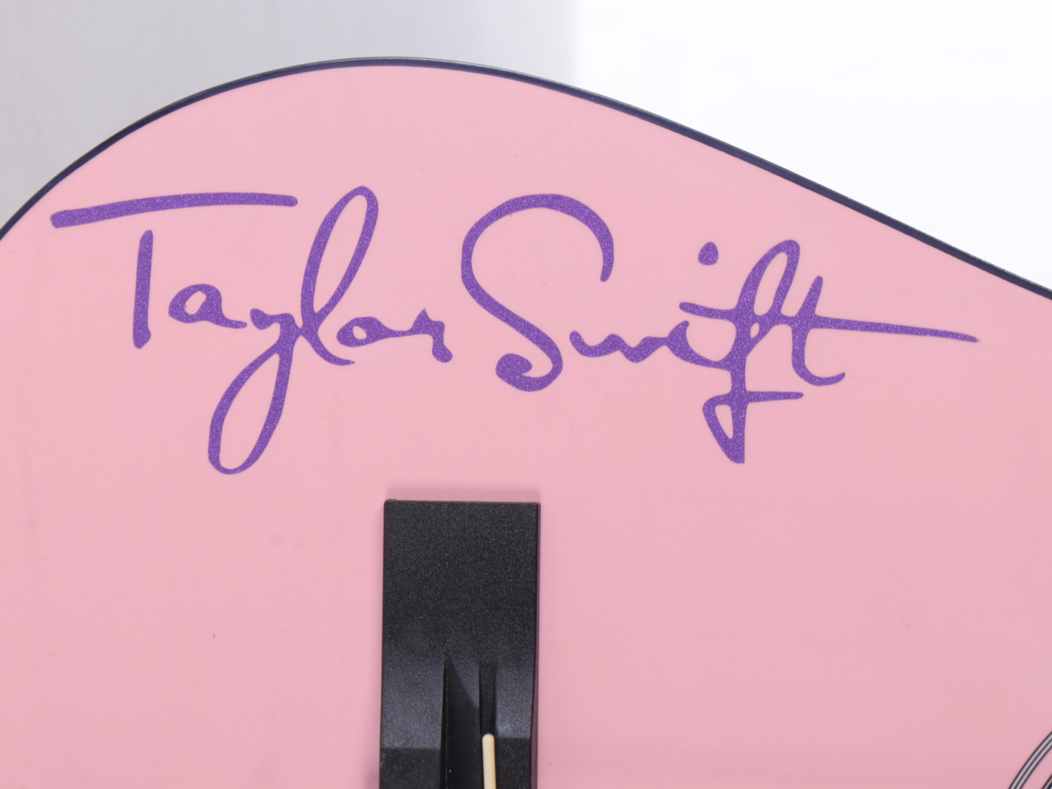 Taylor Swift Decal-Signed Ashthorpe Acoustic Guitar, JSA