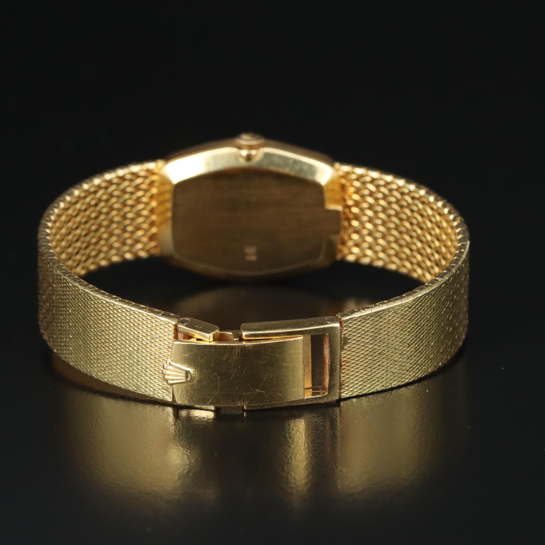 1986 Rolex Orchid 18K Diamond Watch