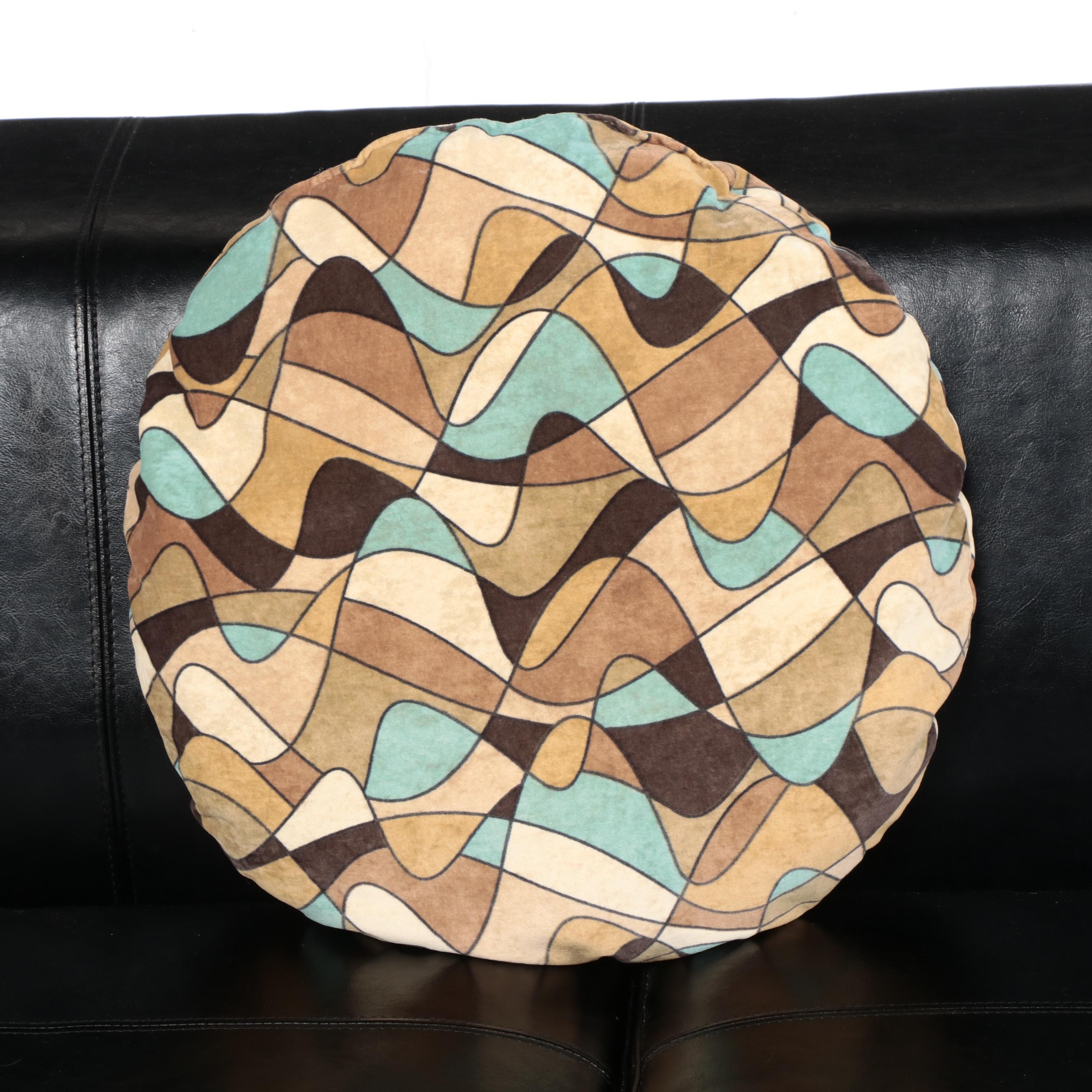 IKEA Silver Powder-Coated Metal and Black Leather Sofa