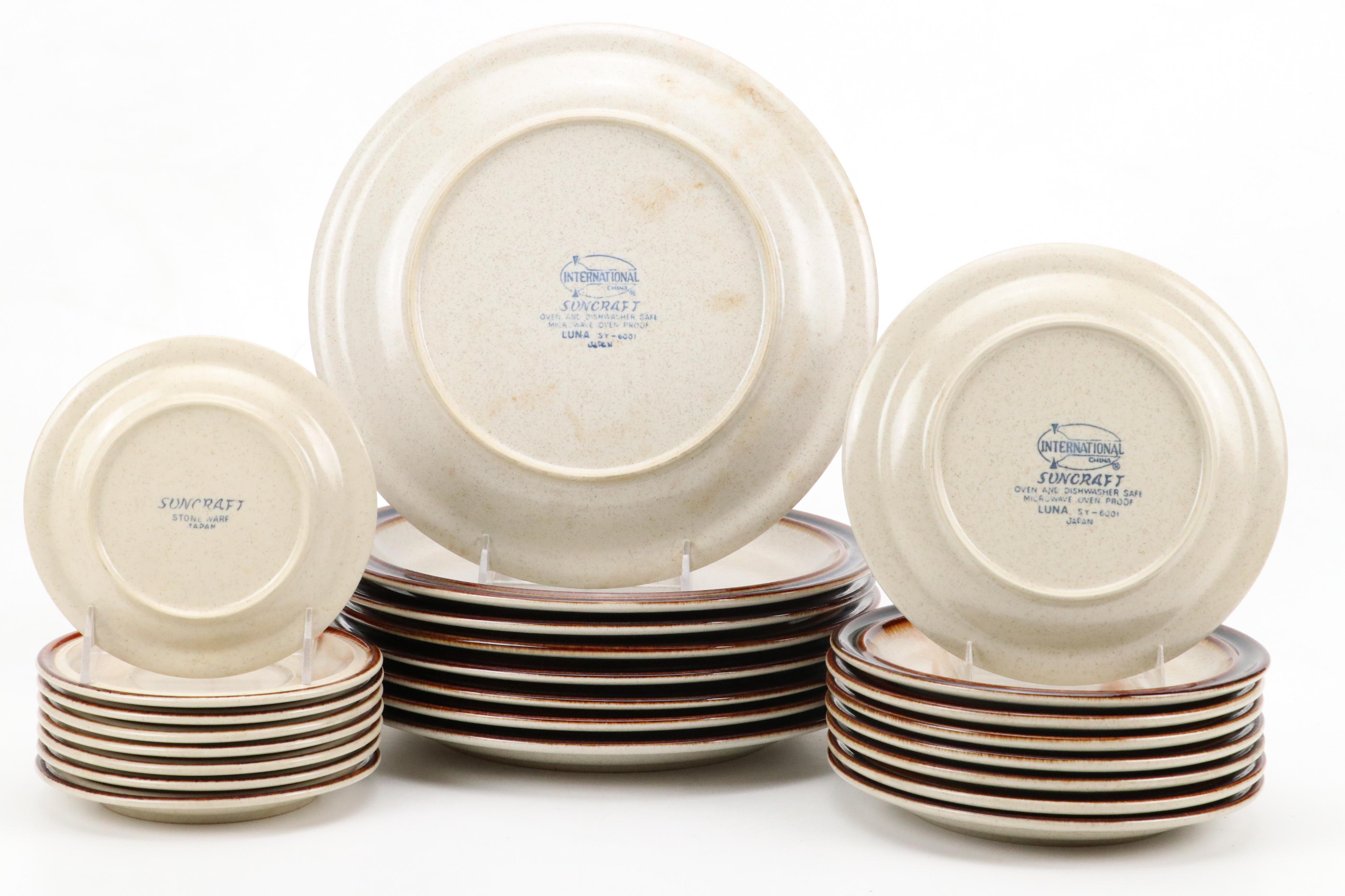 International China Suncraft Stoneware Dinnerware
