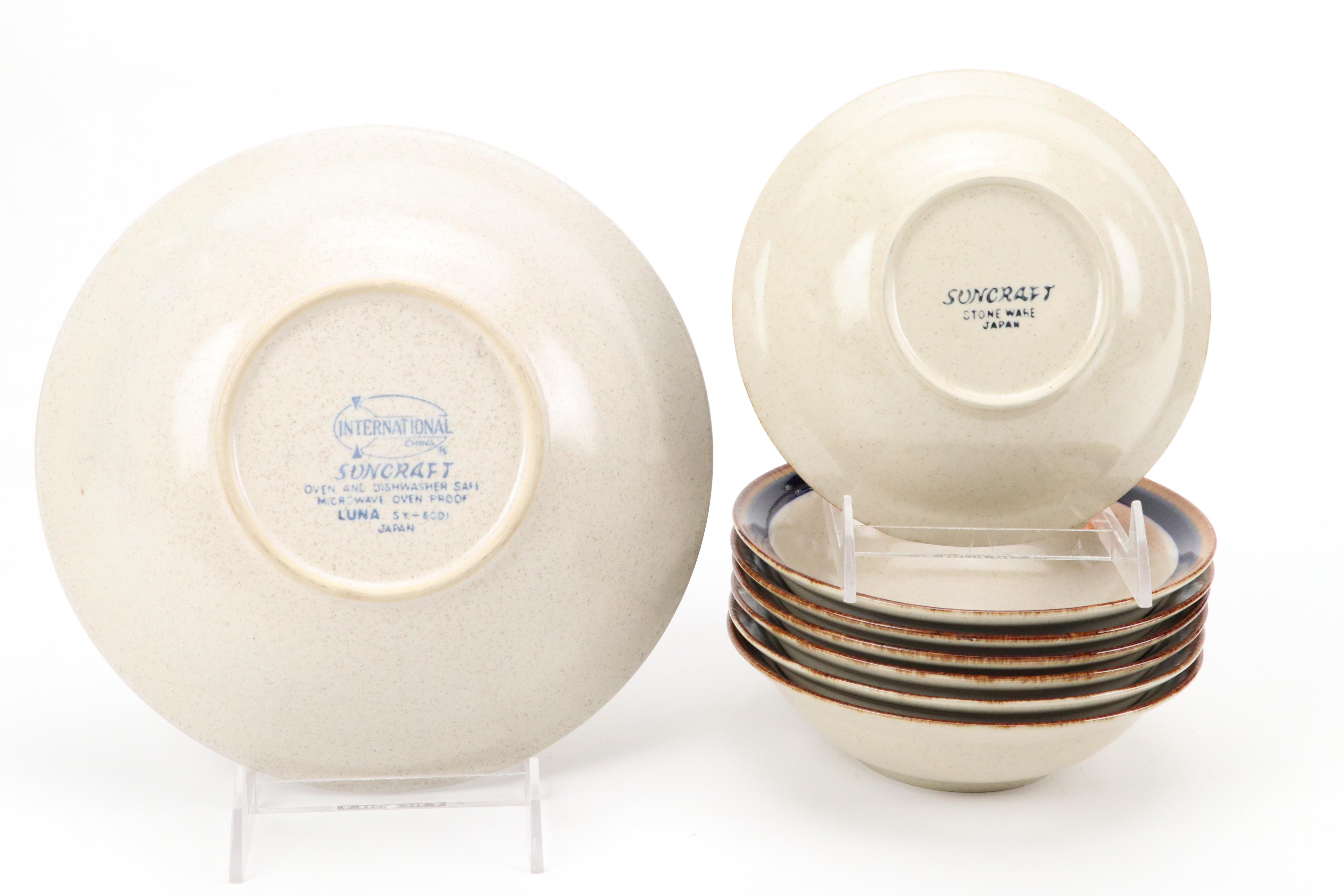 International China Suncraft Stoneware Dinnerware