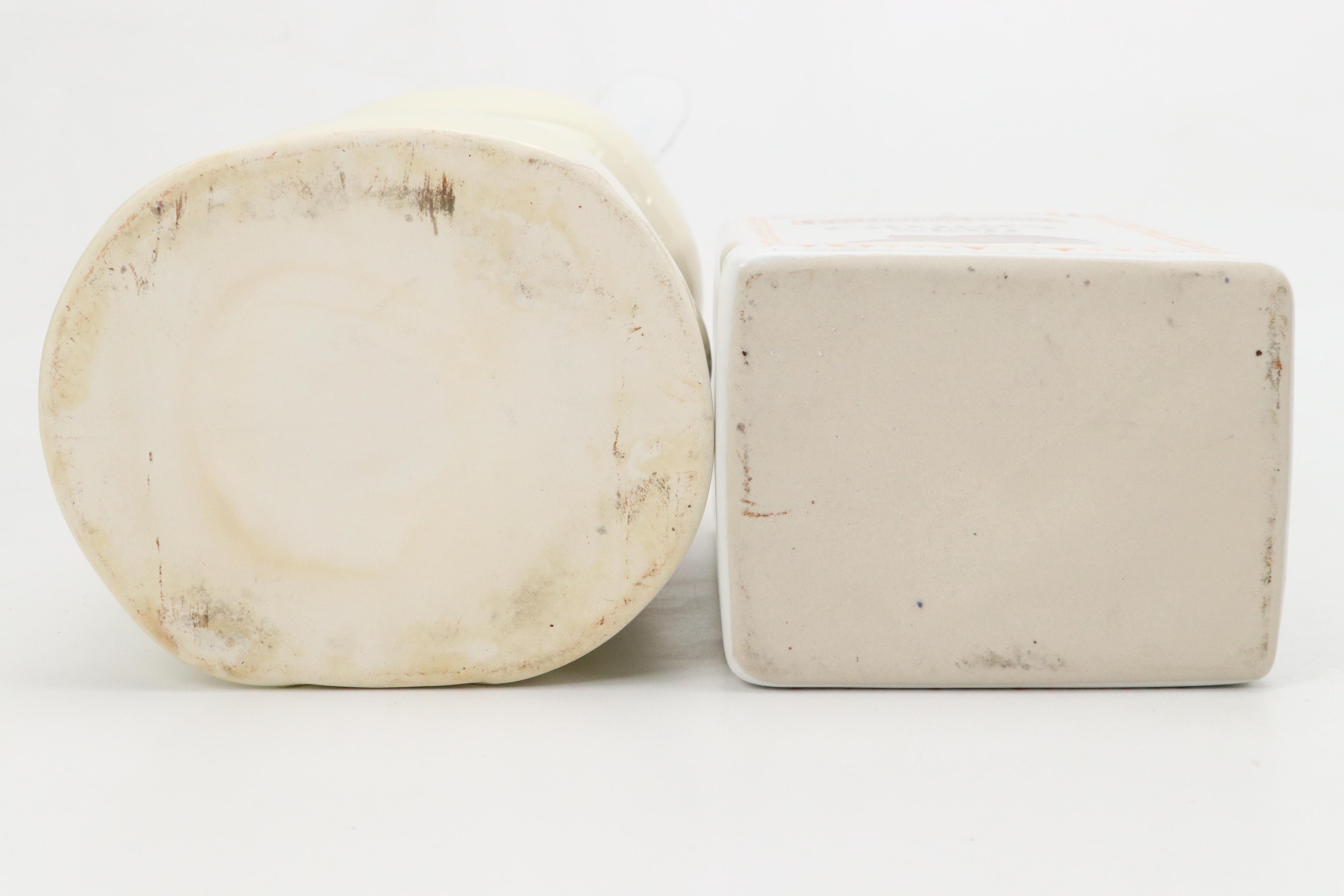 Pillsbury Doughboy Poppin' Fresh Ceramic Cookie Jar with Other Cookie Jars