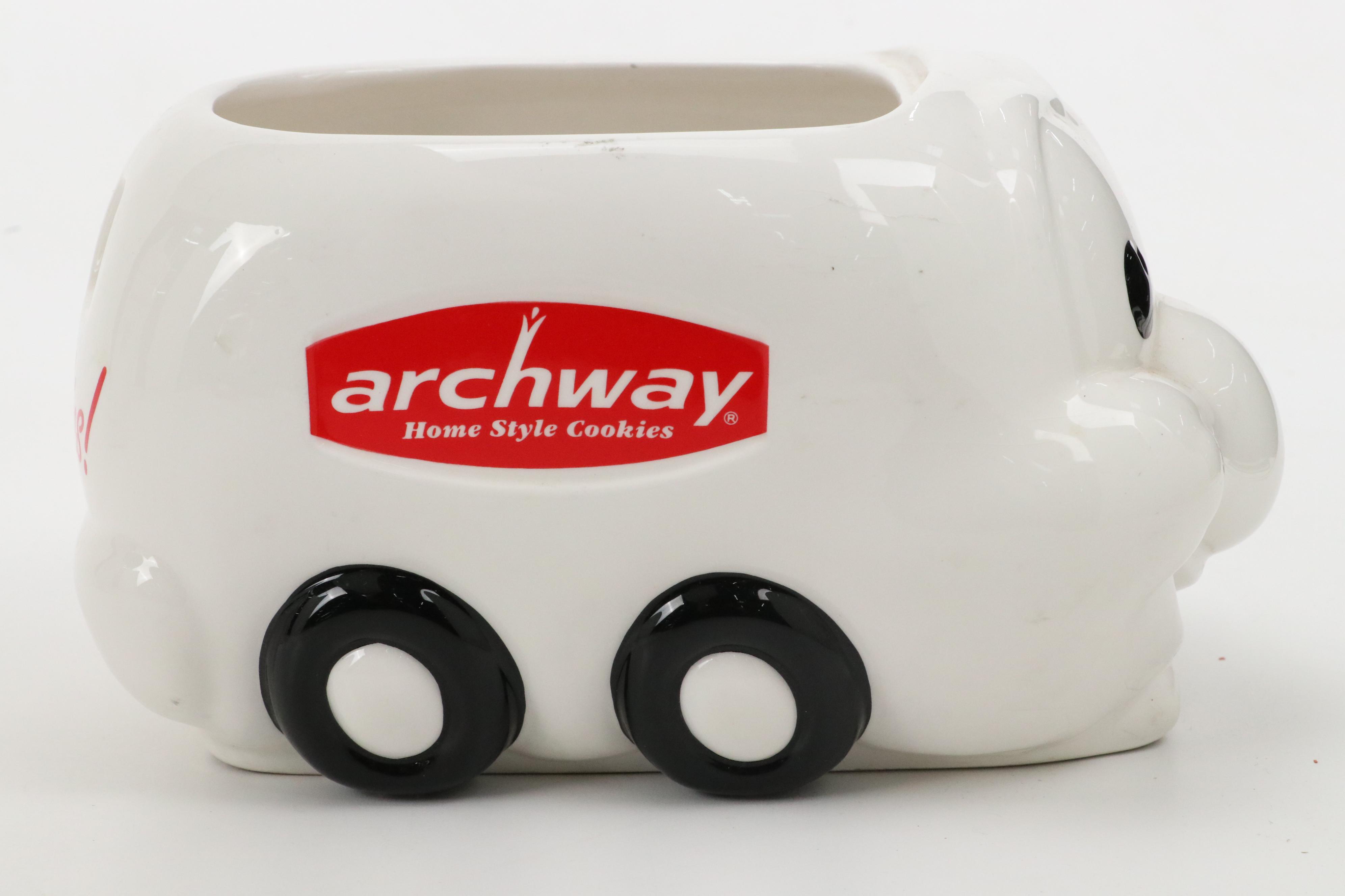 Pillsbury Doughboy Poppin' Fresh Ceramic Cookie Jar with Other Cookie Jars