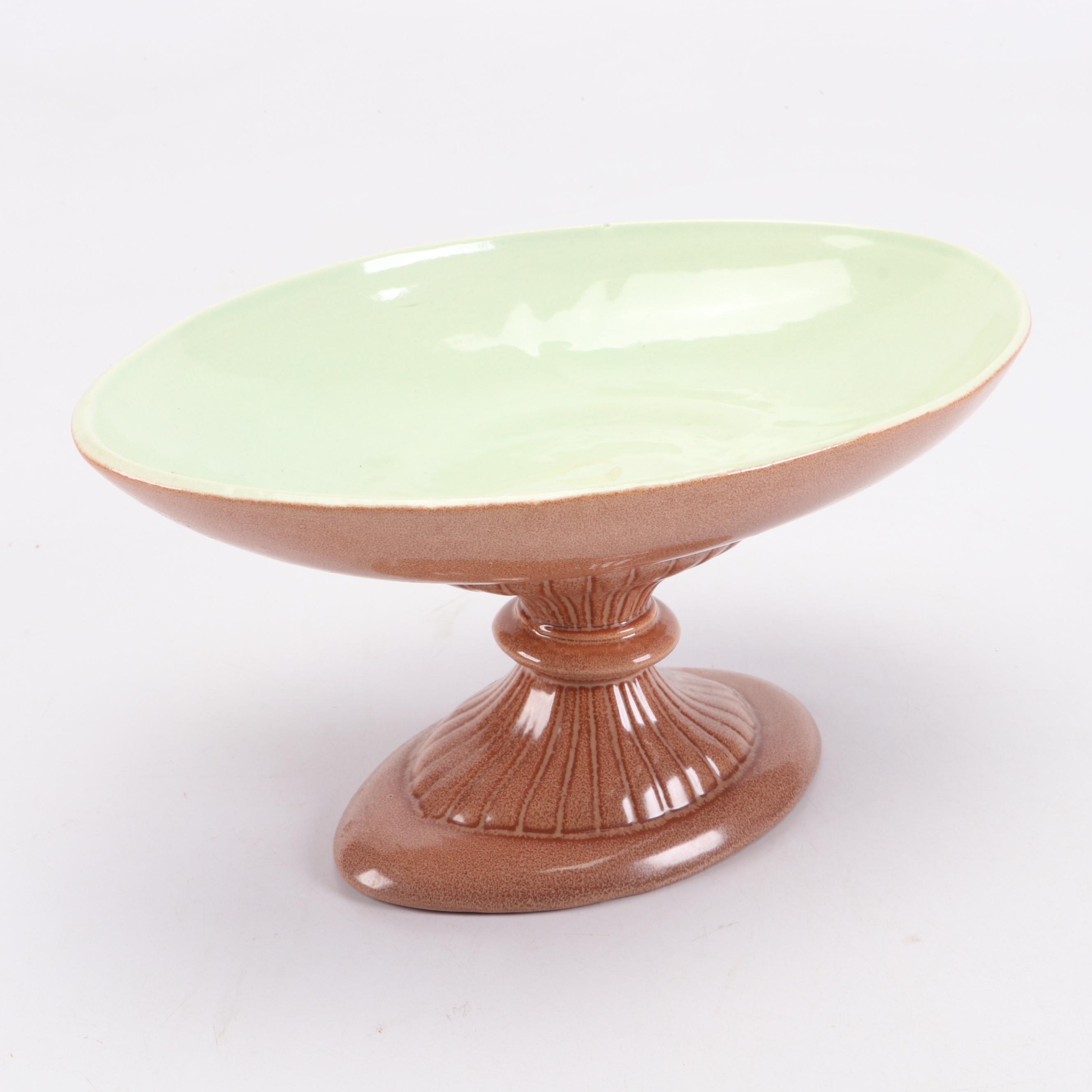 McCoy Ceramic Cookie Jar and Planters with Other Pedestal Bowl and Planter