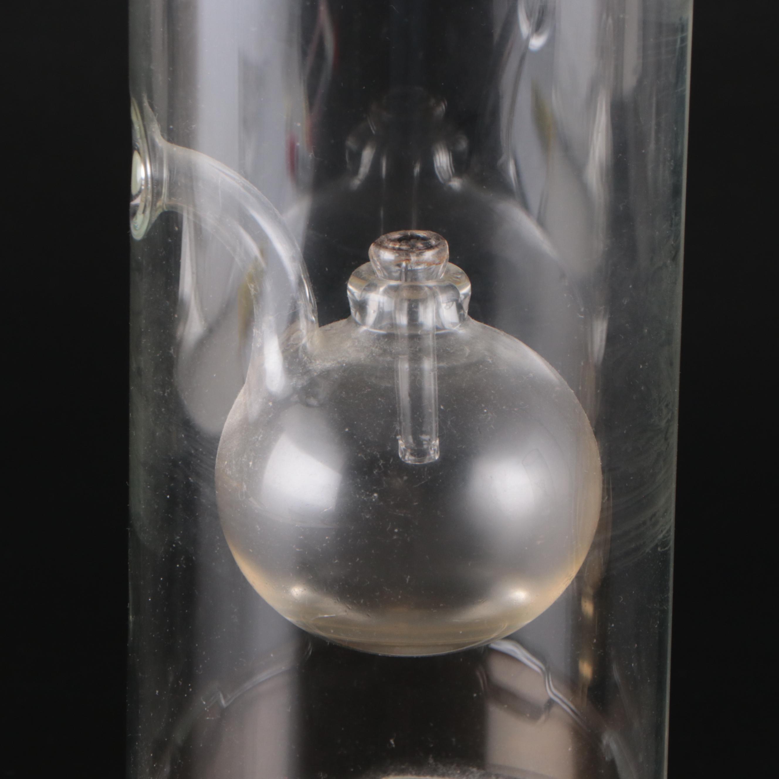 Wolfard Glassblowing Co. Glass and Brass Oil Lamps