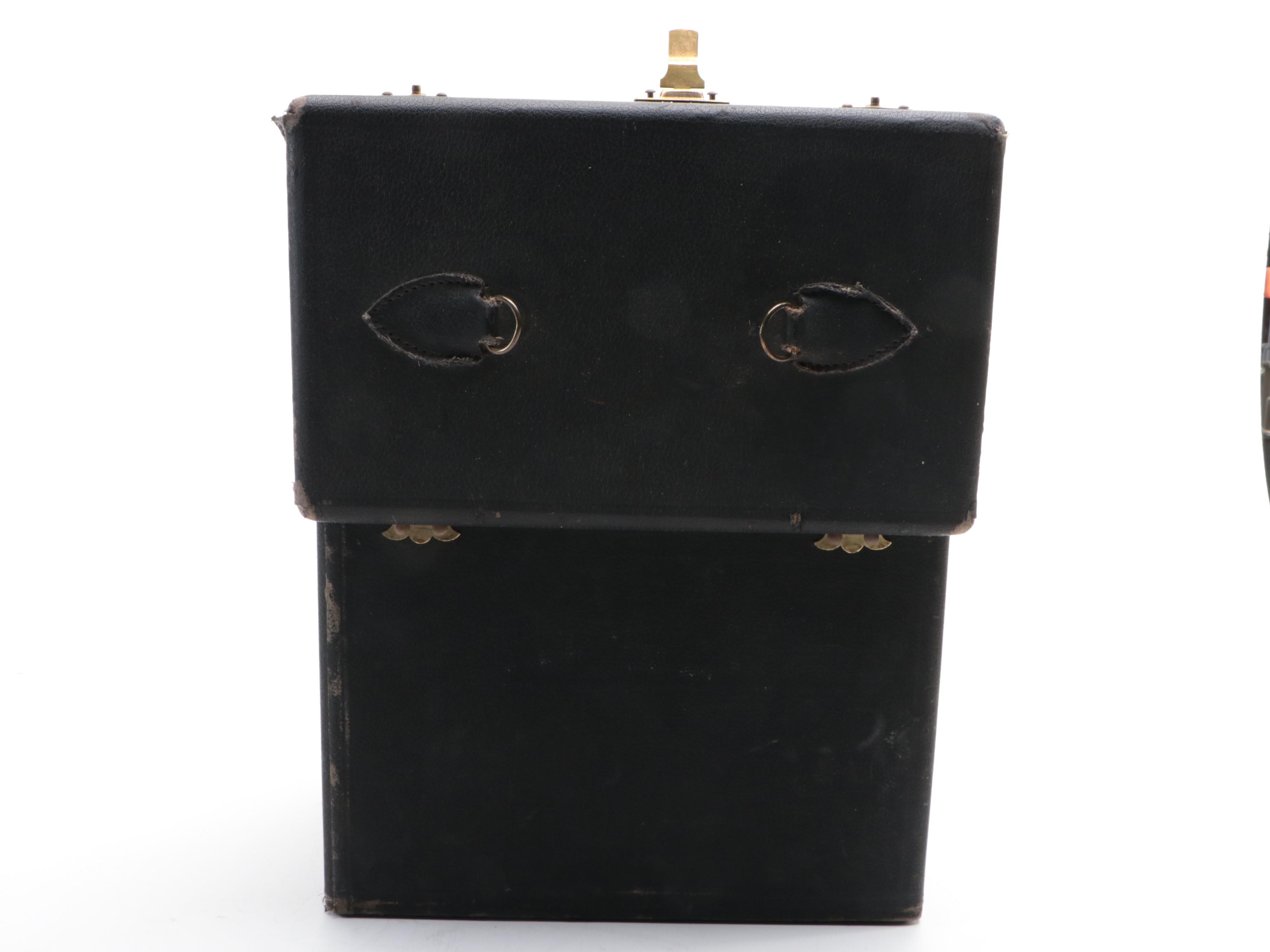 General Electric Model A Sewhandy Sewing Machine with Case and Accessories