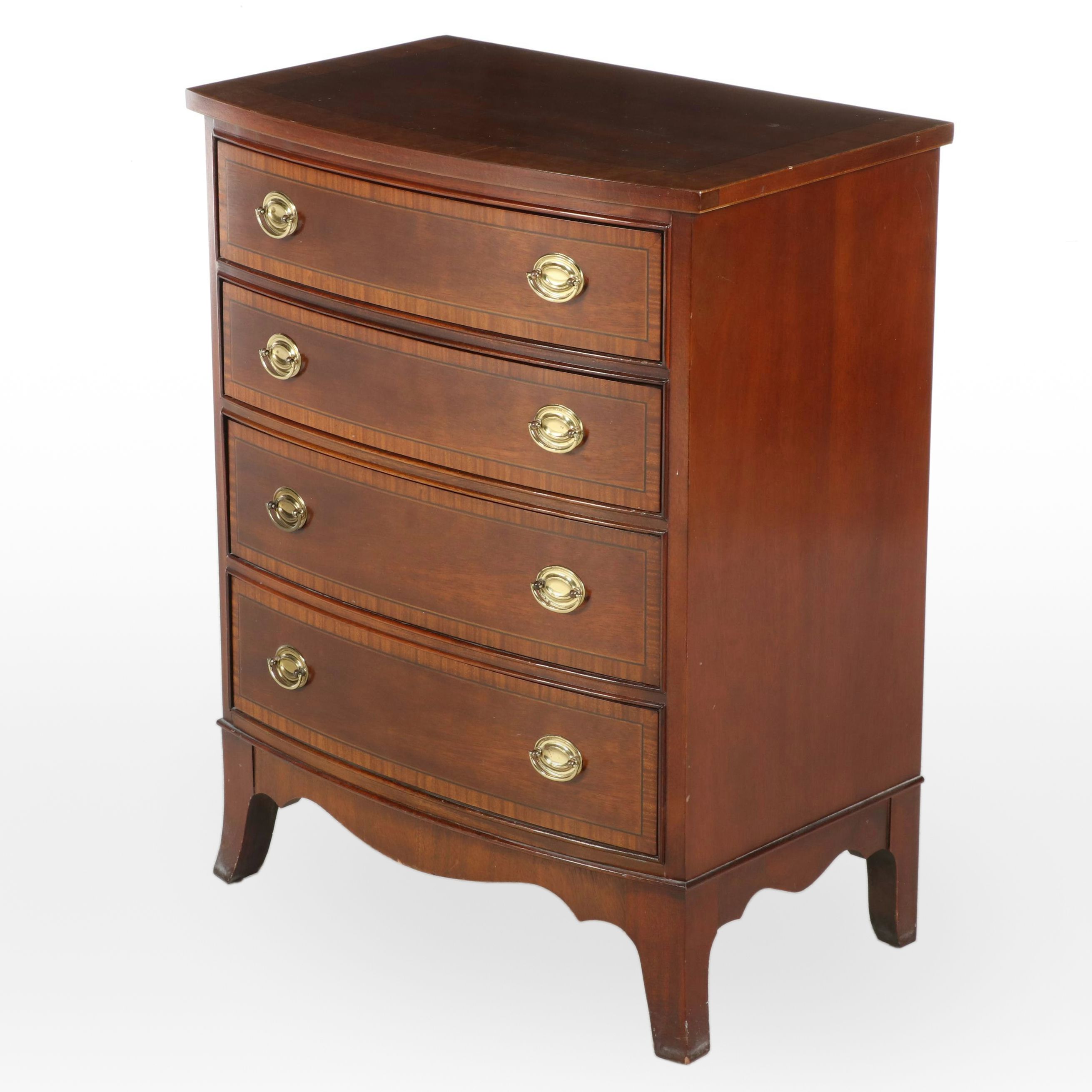 Councill Craftsman Hepplewhite Style Mahogany Side Chest of Drawers