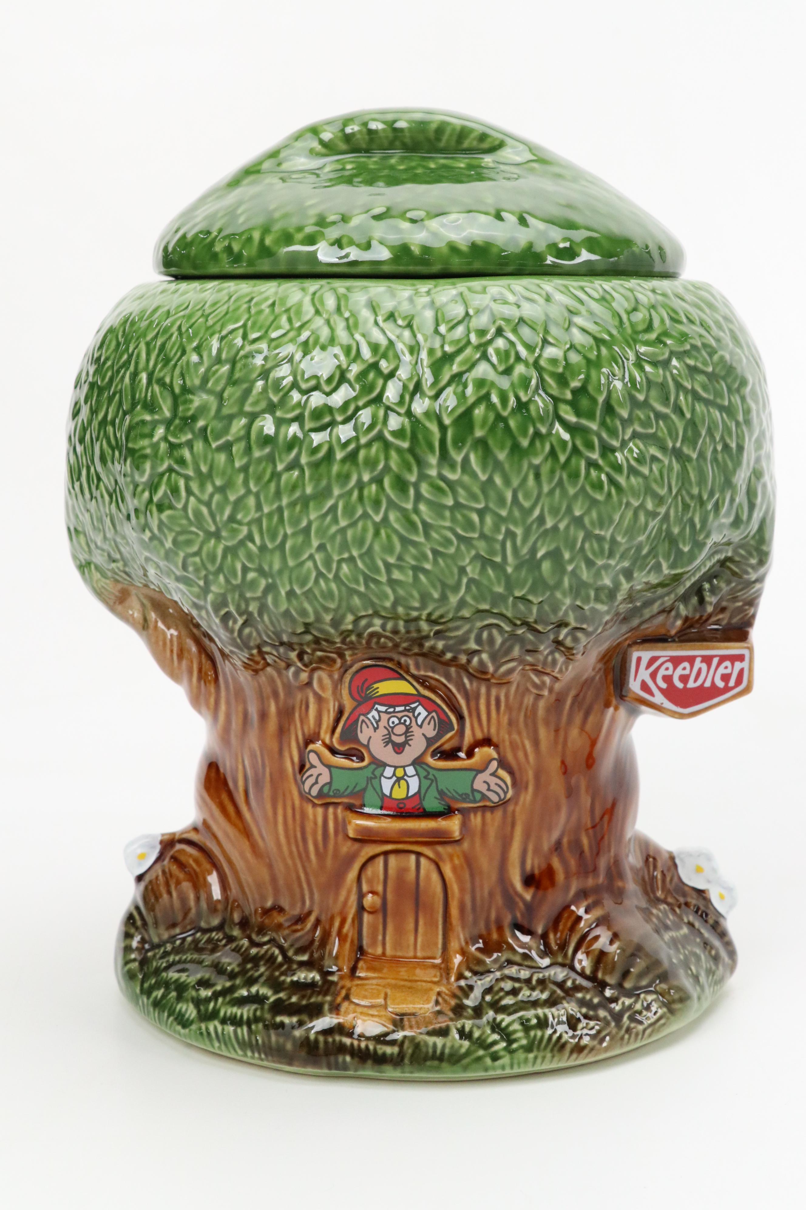 Keebler Co. Ceramic Cookie Jar with Other Cookie Jars, 1981