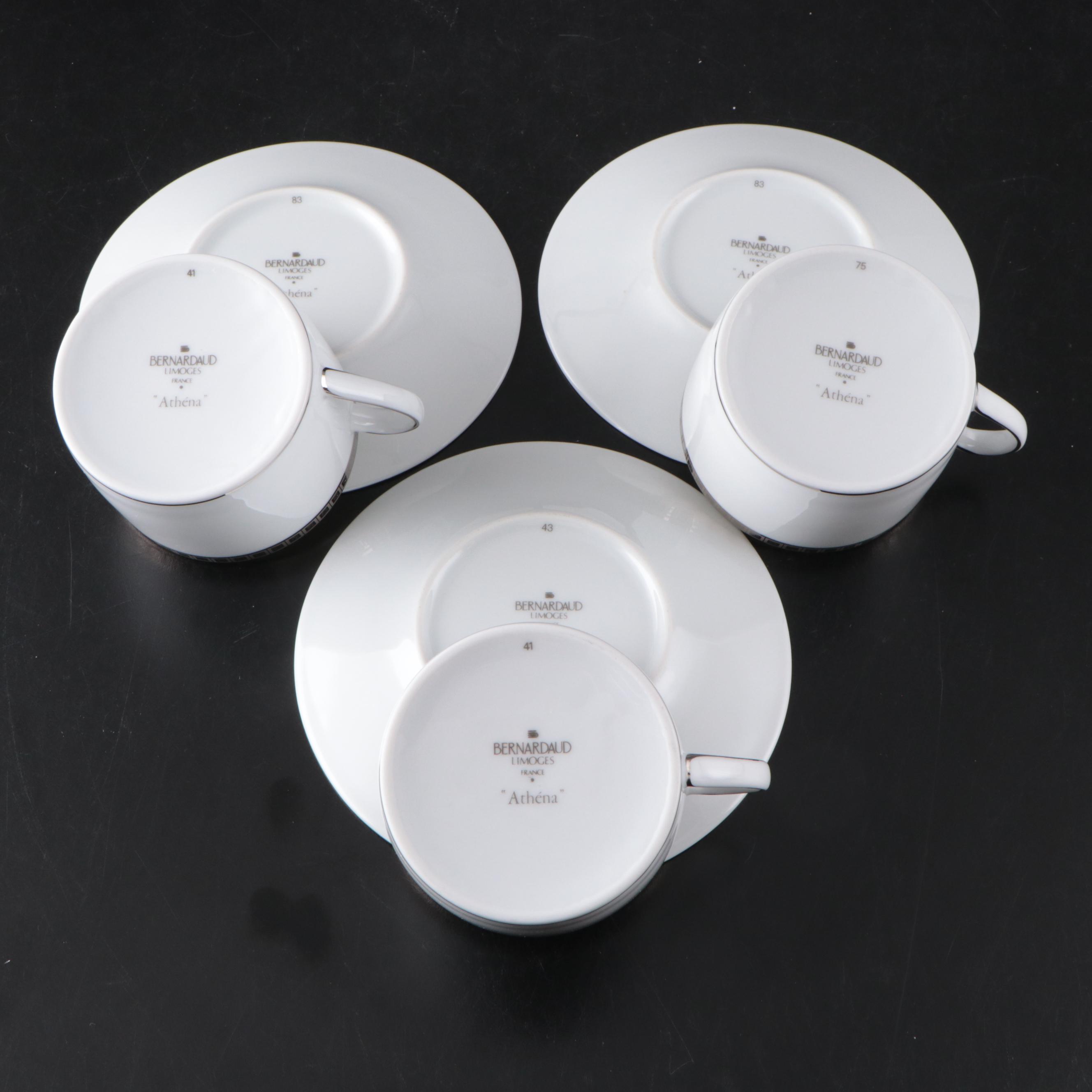 Bernardaud Limoges Porcelain "Athena" Dinnerware