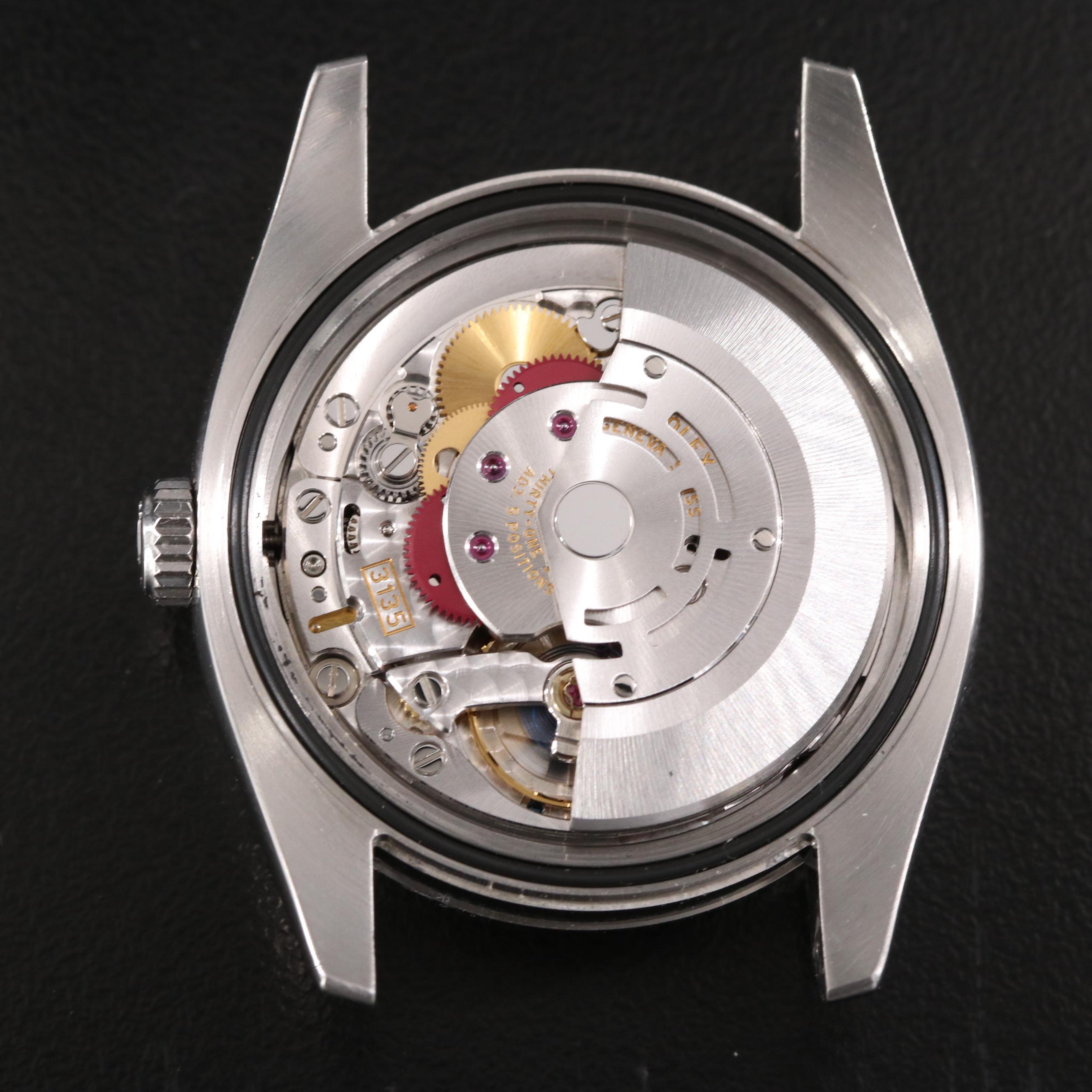 Rolex Datejust Roman Salmon Dial Stainless Steel Watch