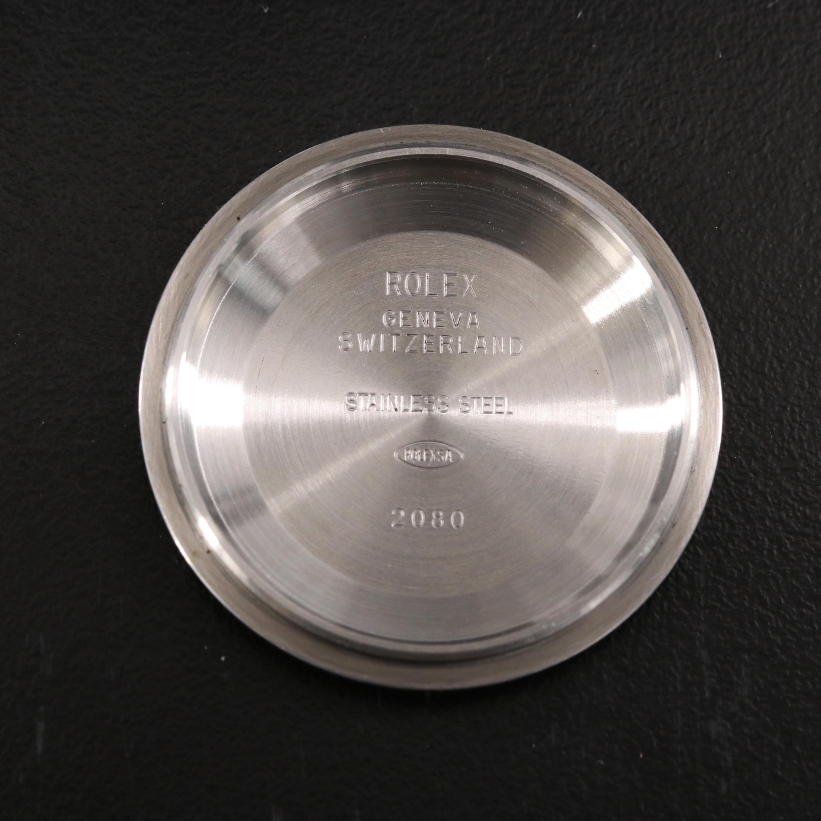 Rolex Datejust Roman Salmon Dial Stainless Steel Watch