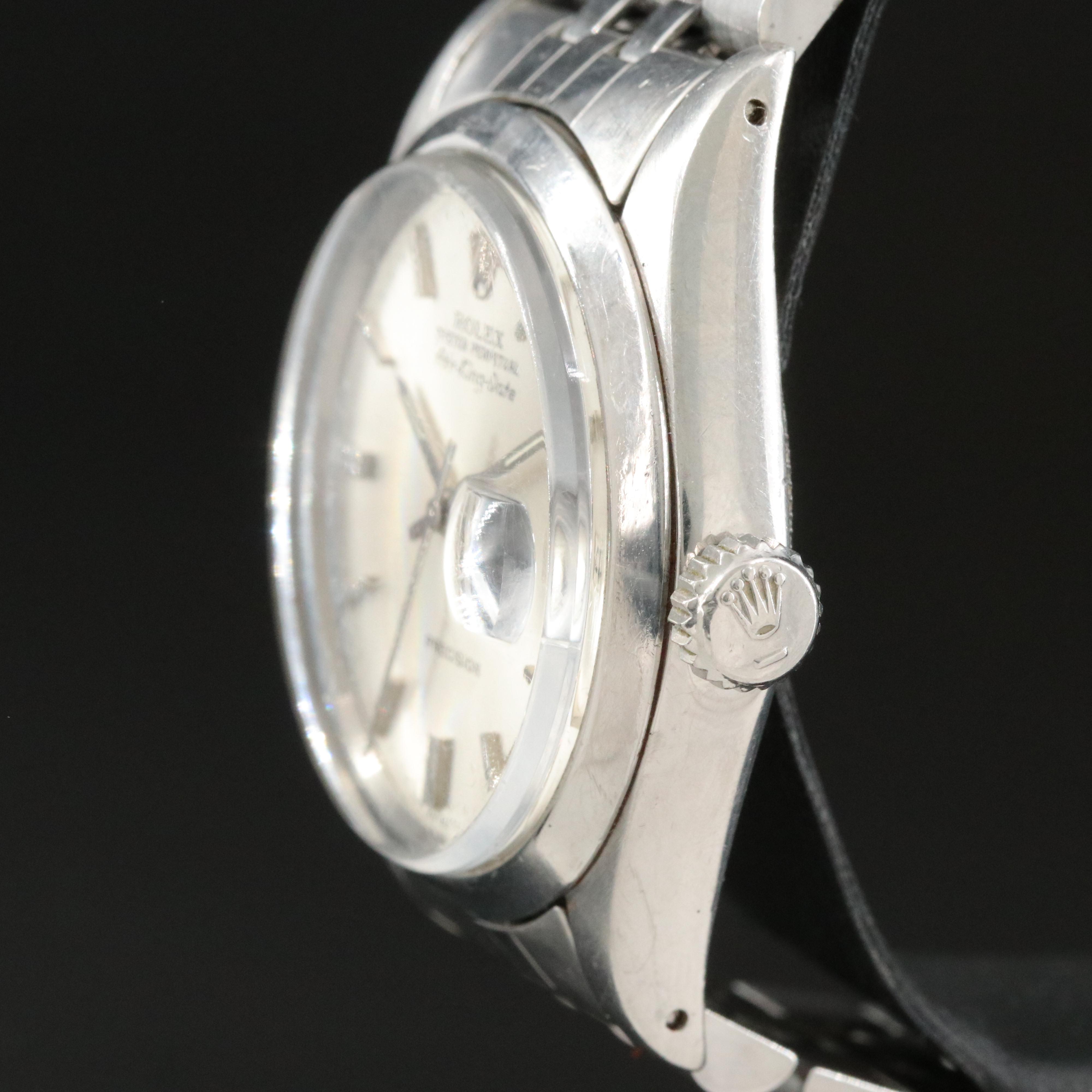 1972 Rolex Air-King Date Stainless Steel Watch