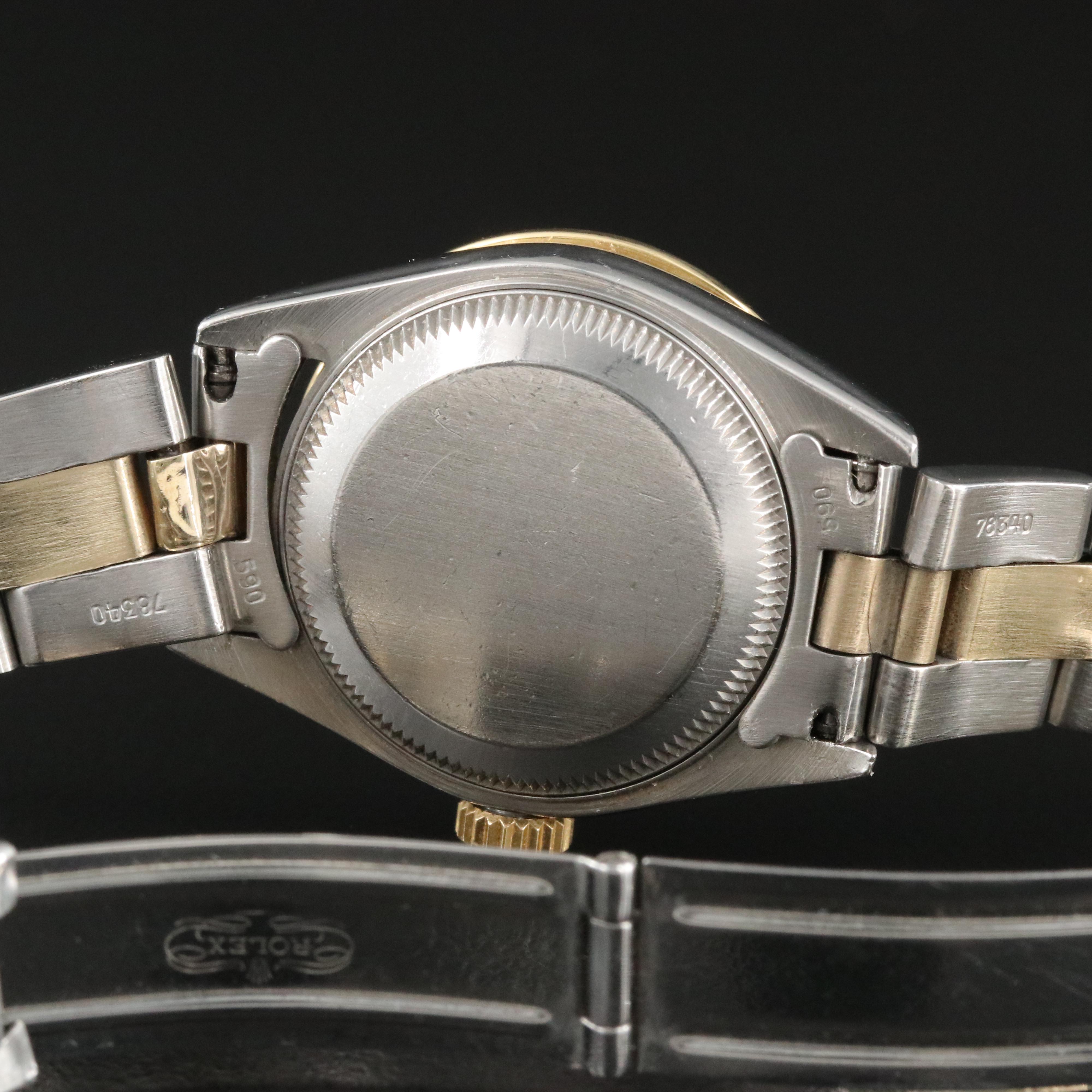 1993 Rolex Custom Diamond Dial and Bezel Datejust Watch