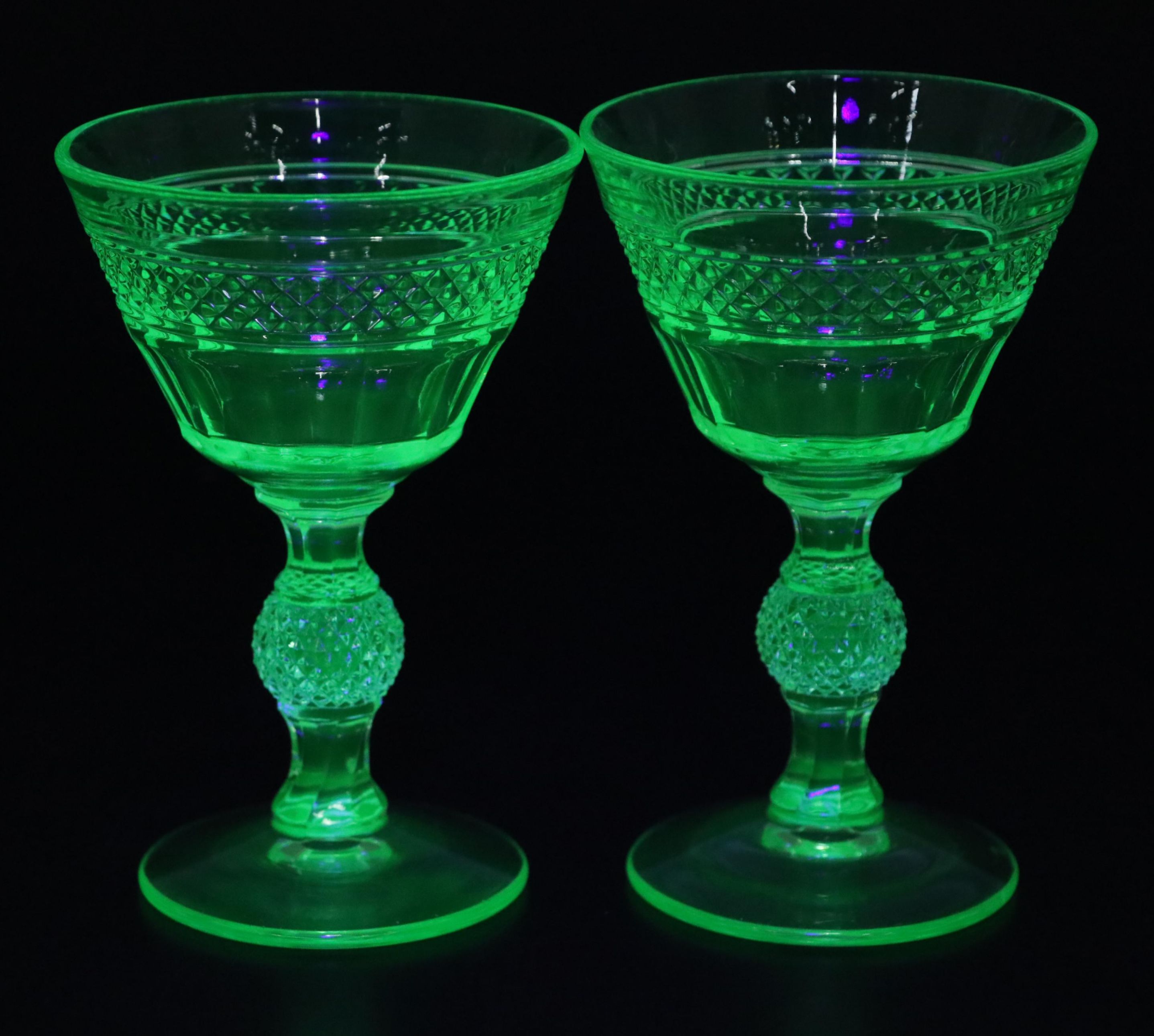 Anchor Hocking "Mayflower" Bowl with Other Pink and Green Glass Tableware