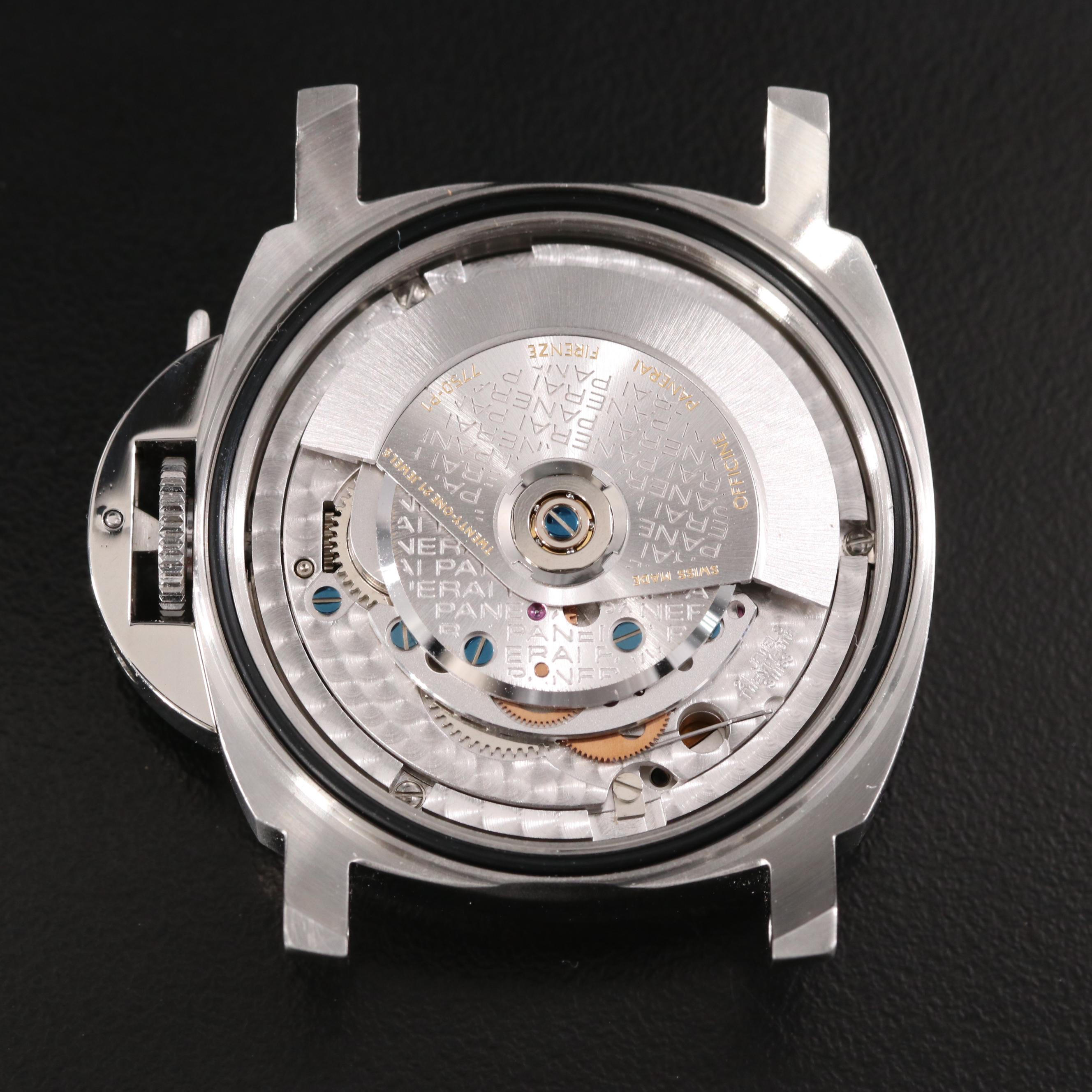 Panerai Luminor Date 40mm Steel Black Automatic Watch