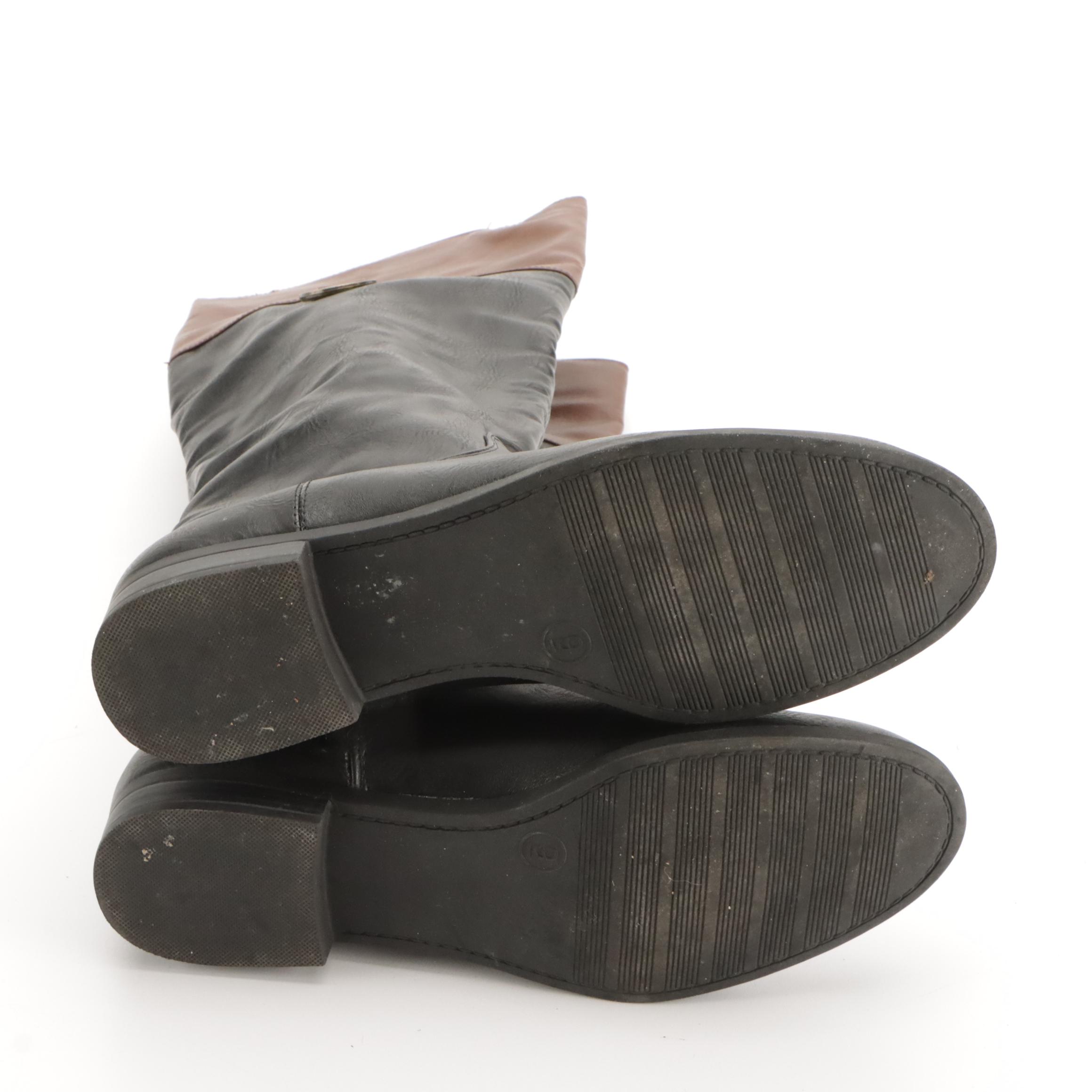 Gianna Bini, Merona and Other Black and Brown Leather Boots