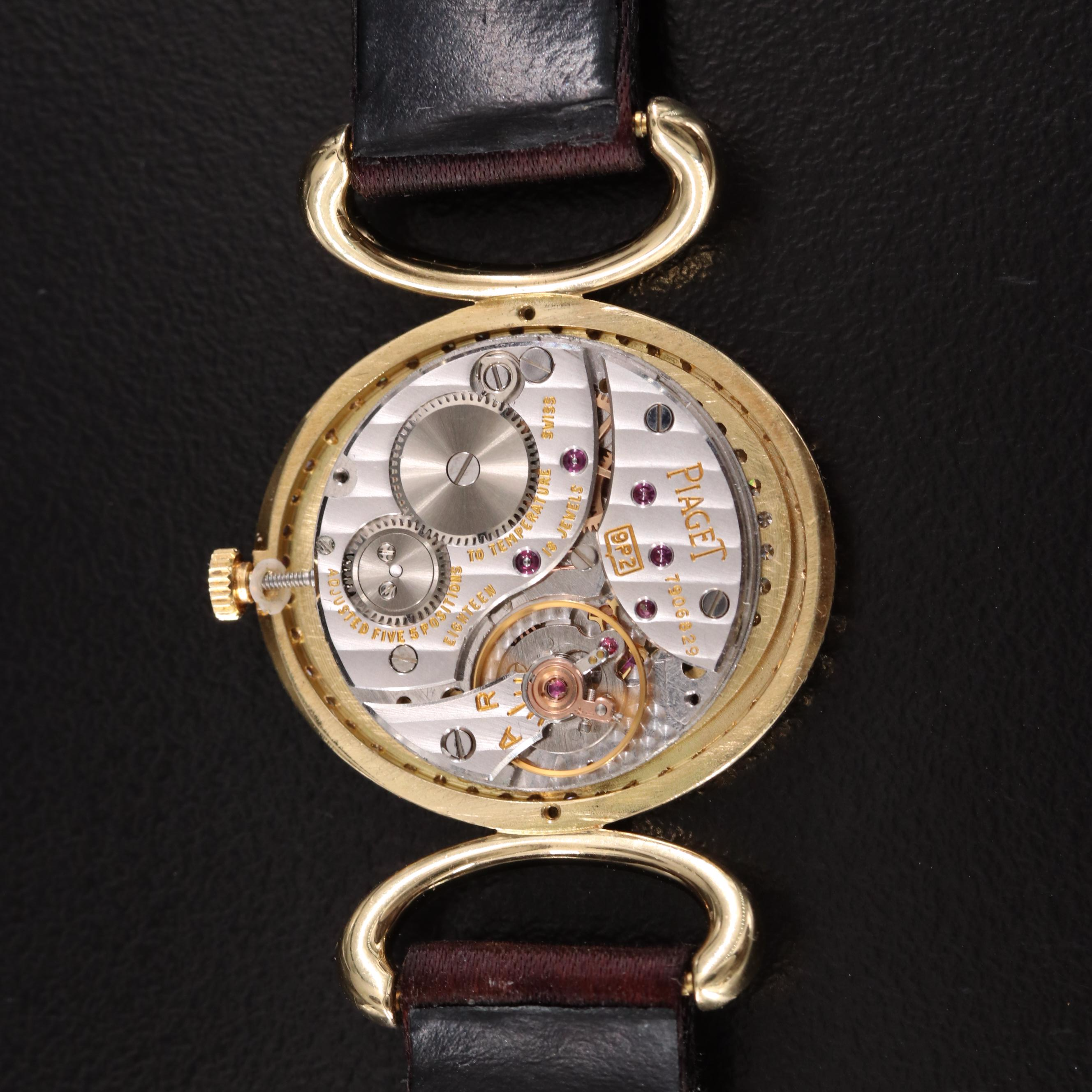 18K Piaget Classique Diamond Watch