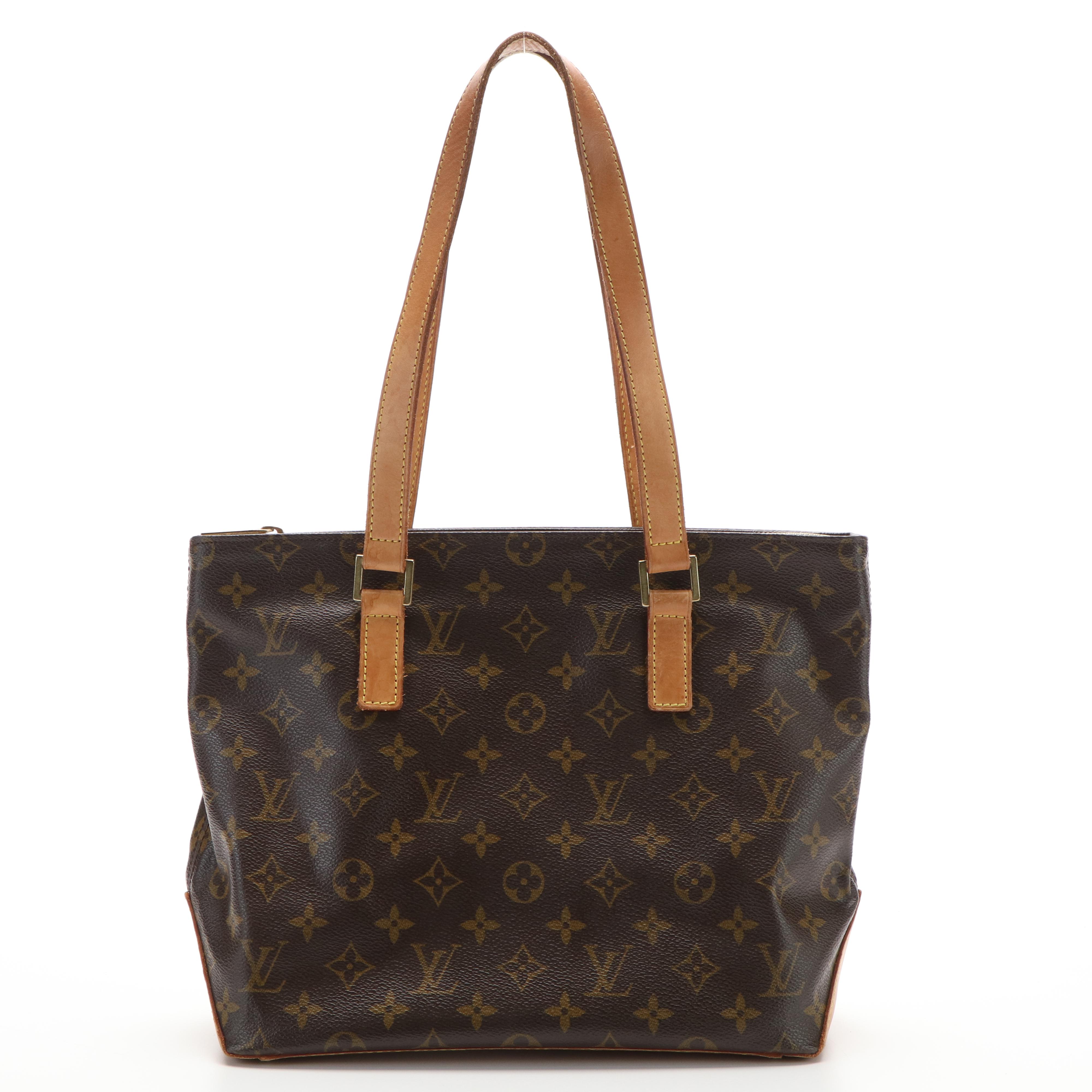 Louis Vuitton Cabas Piano Shoulder Bag in Monogram Canvas and Vachetta Leather