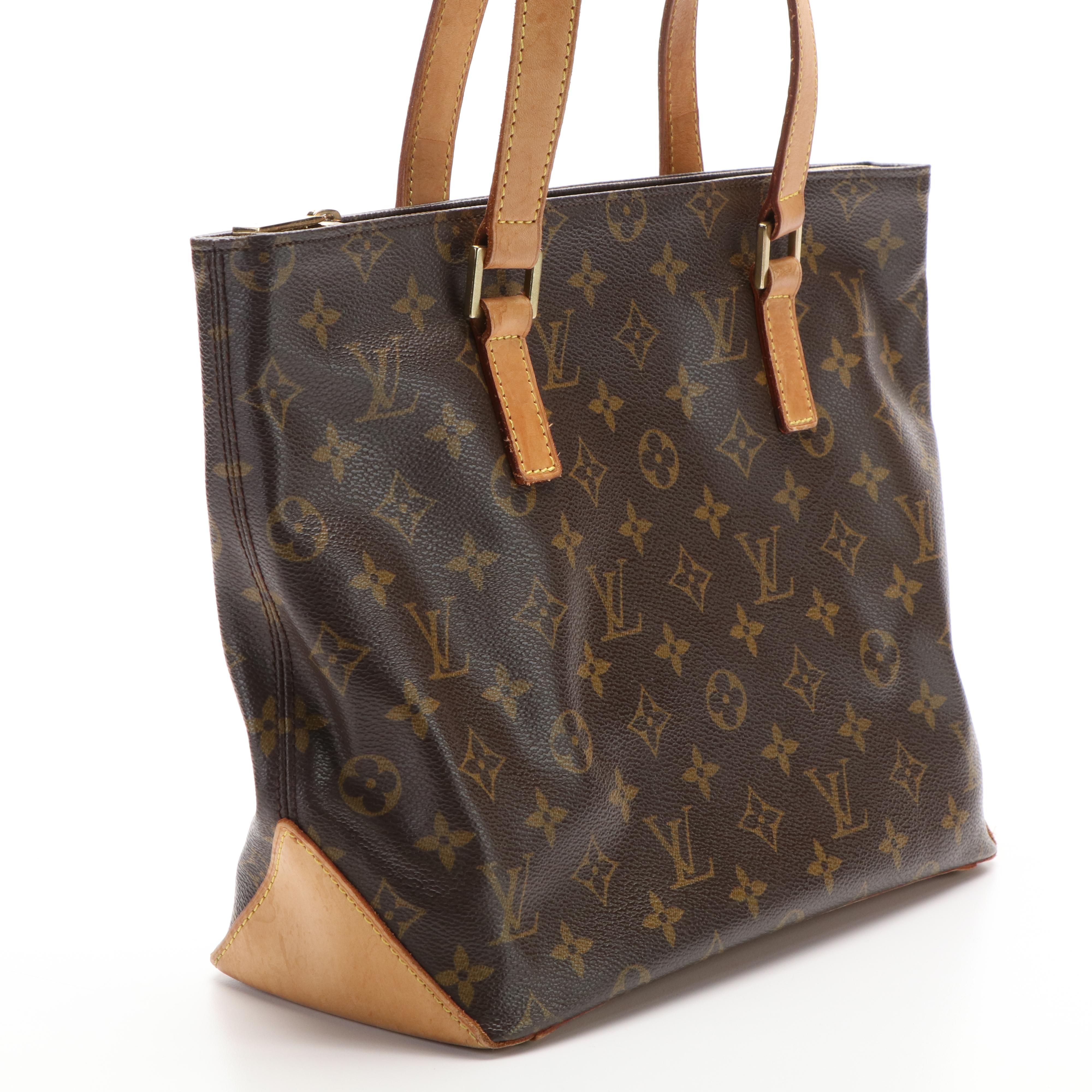 Louis Vuitton Cabas Piano Shoulder Bag in Monogram Canvas and Vachetta Leather