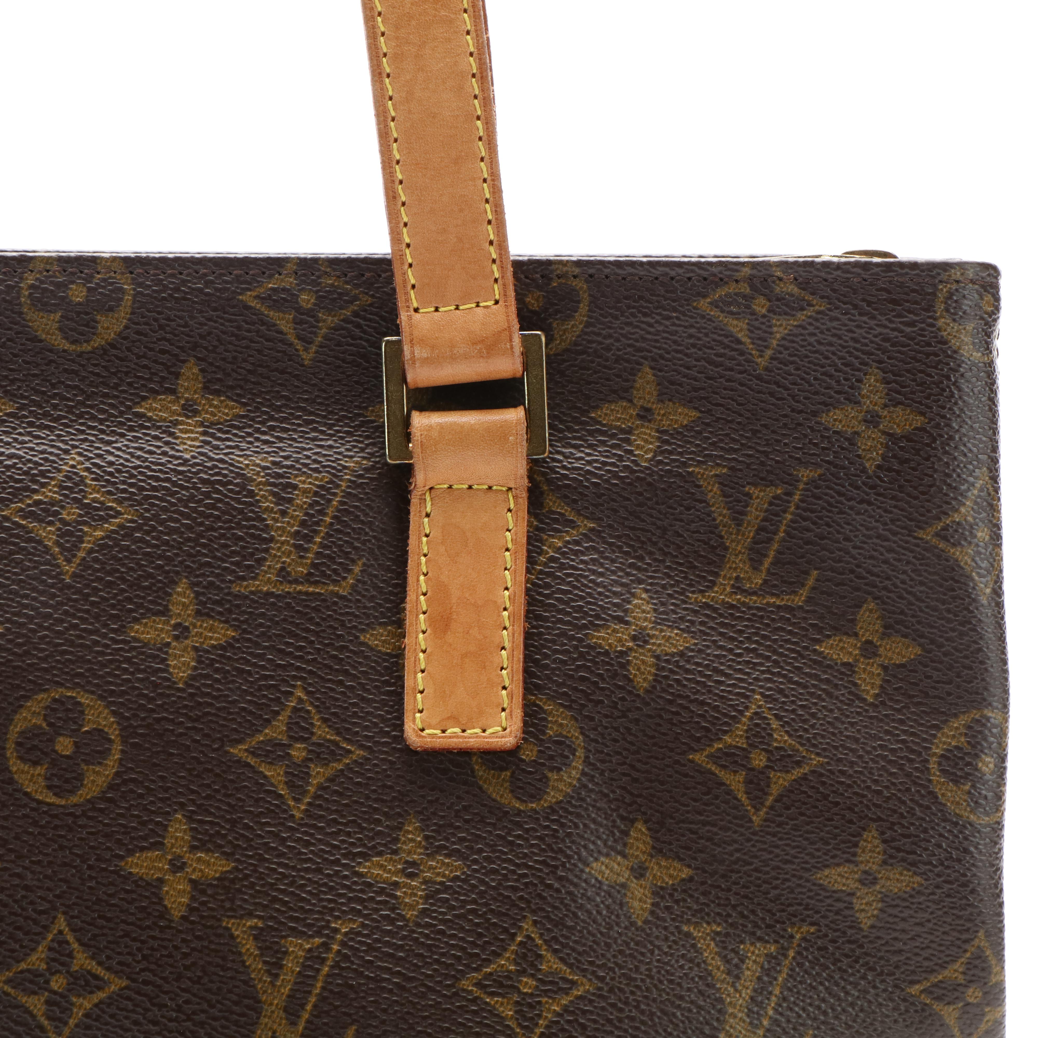 Louis Vuitton Cabas Piano Shoulder Bag in Monogram Canvas and Vachetta Leather