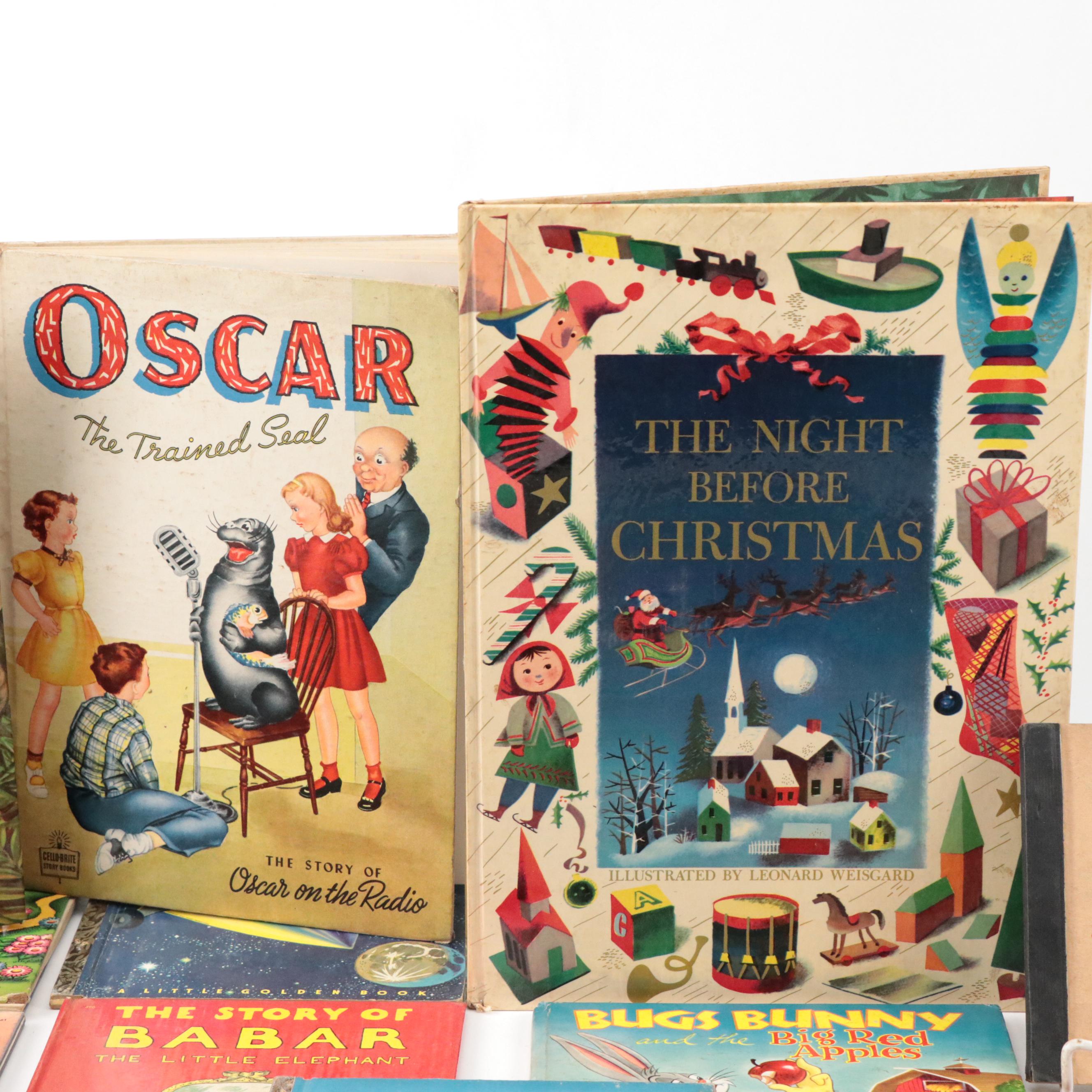 Illustrated Children's Books with Jewel Construction Paper and Colored Pencils