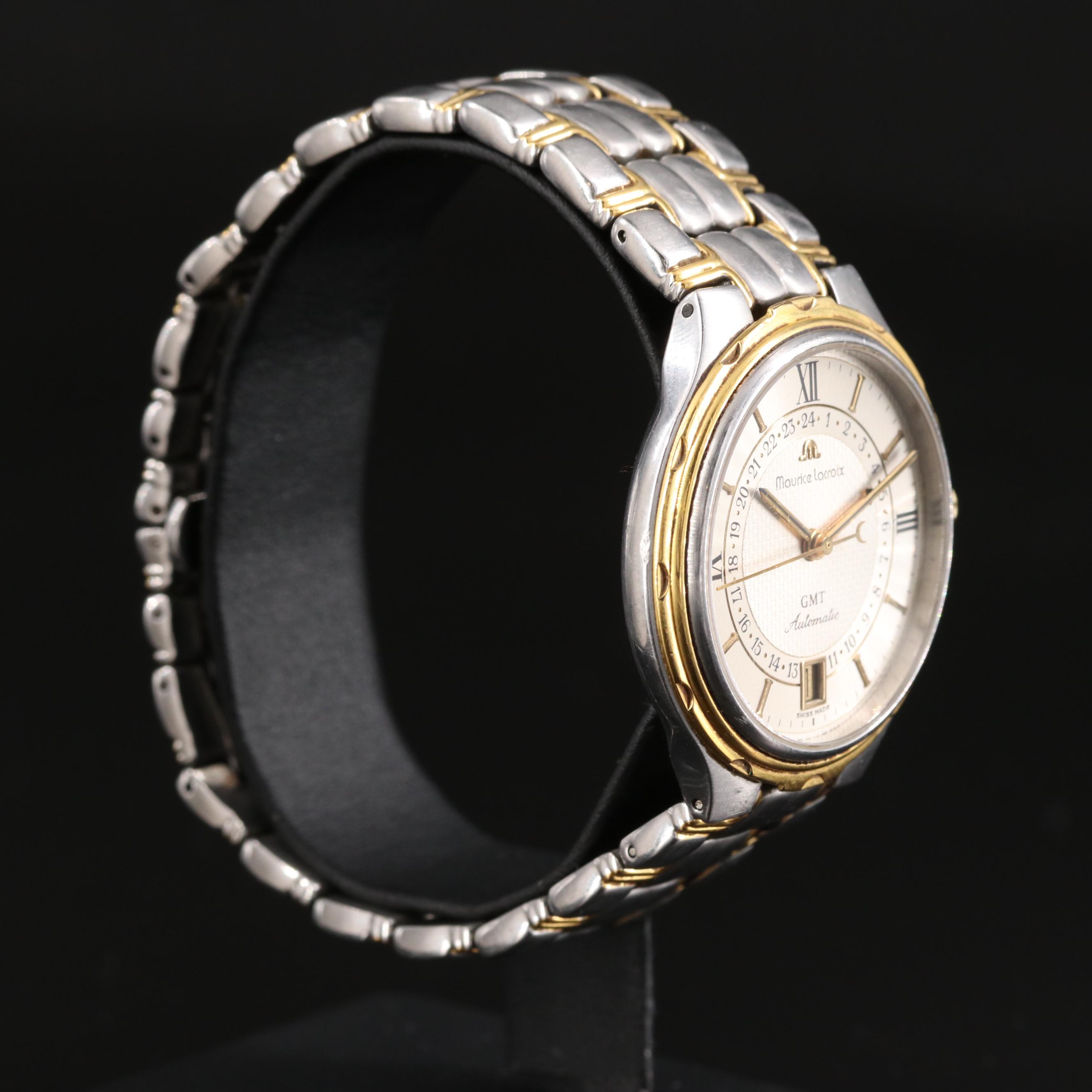Maurice Lacroix GMT Automatic Date Two-Tone Watch