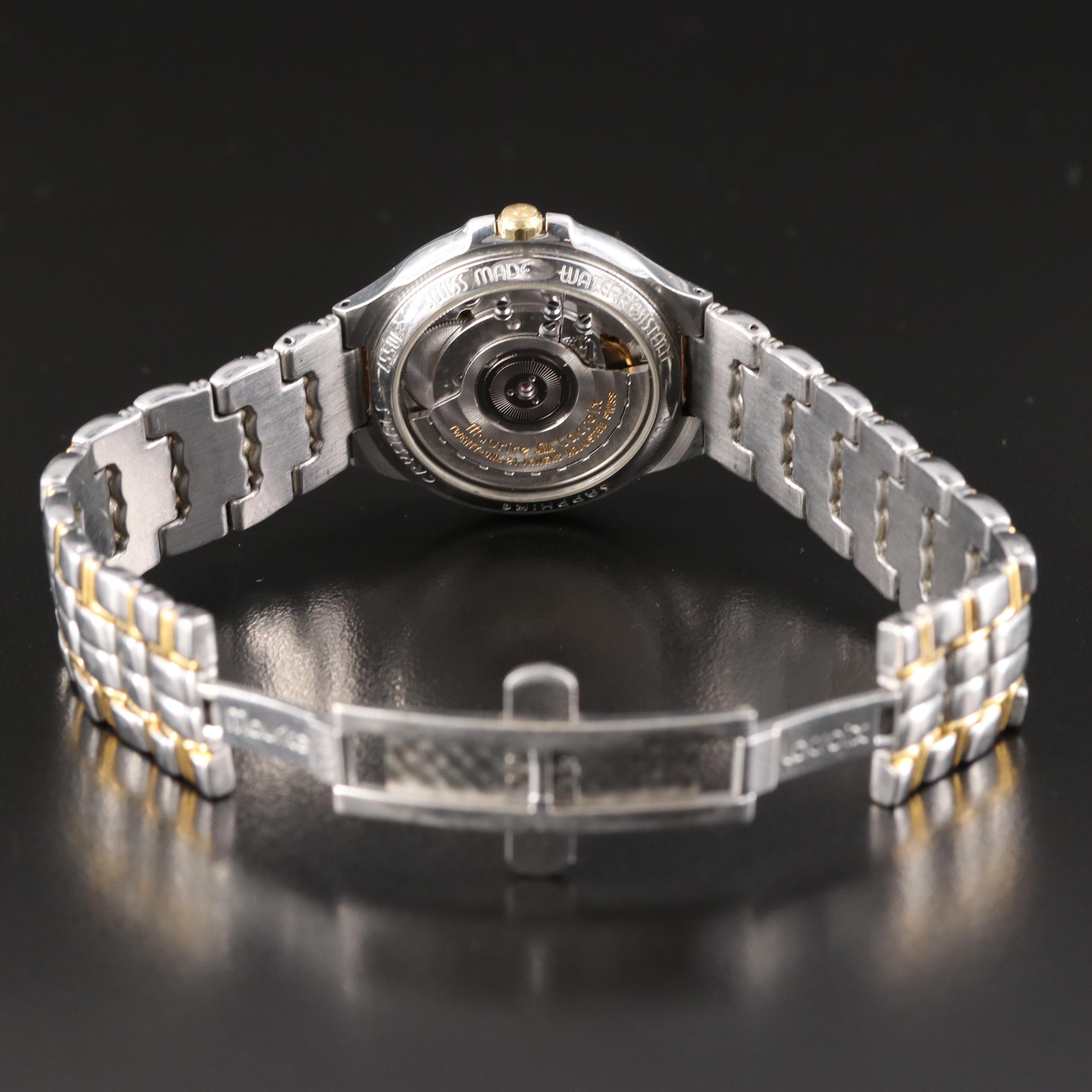 Maurice Lacroix GMT Automatic Date Two-Tone Watch