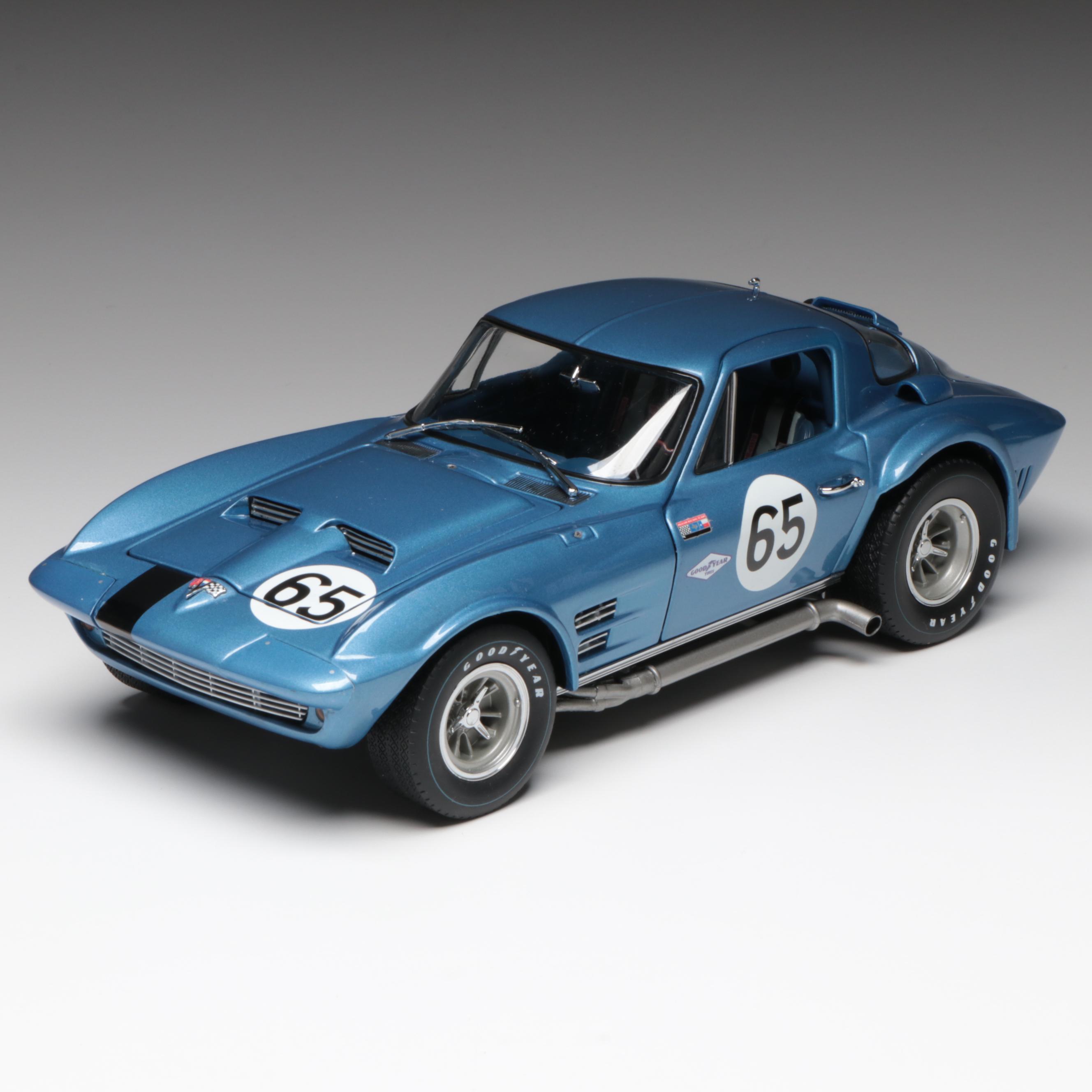 Exoto "1963 Corvette Grand Sport Coupe" Nassau Speedweek Diecast Model Car