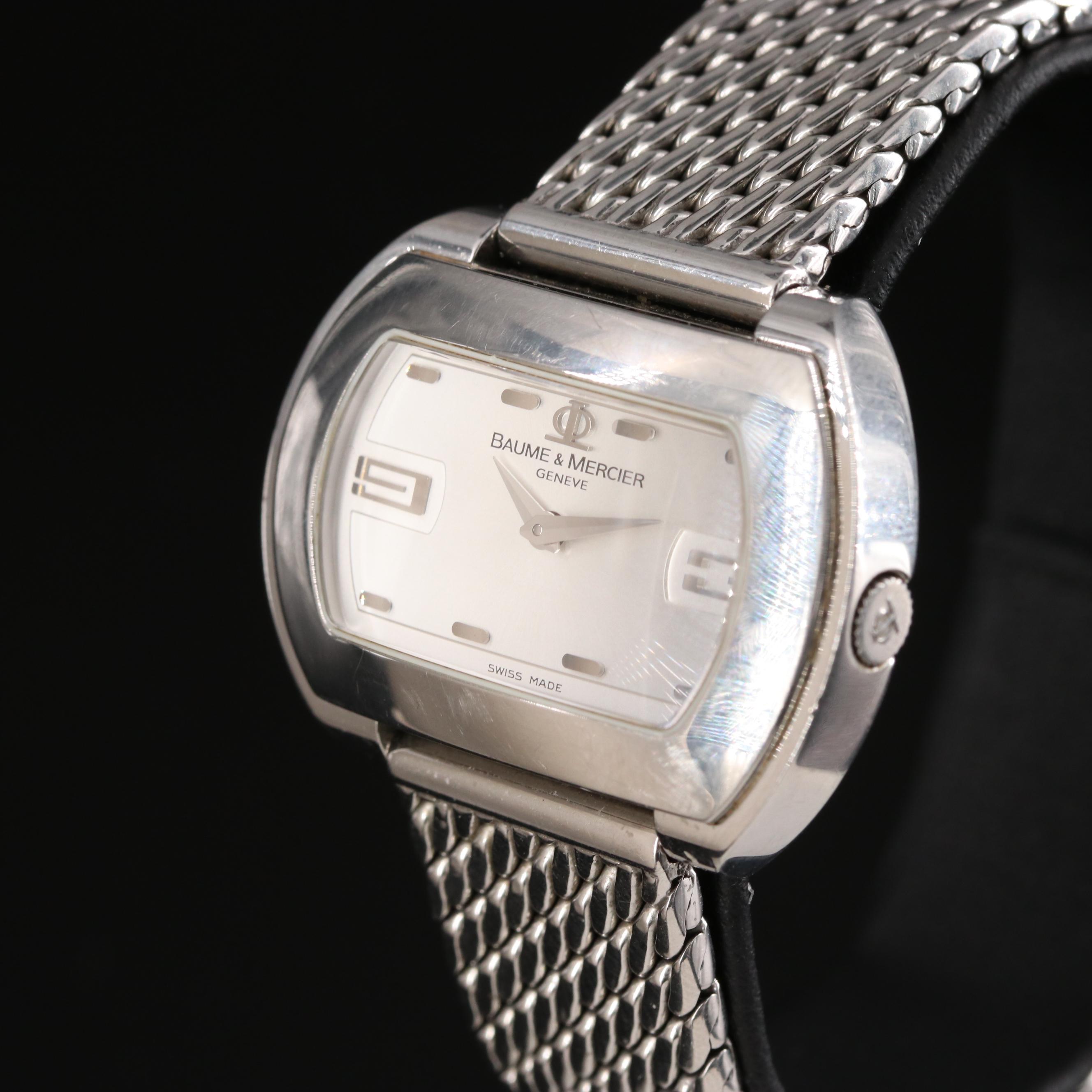 Baume & Mercier Hampton City Stainless Steel Quartz Watch