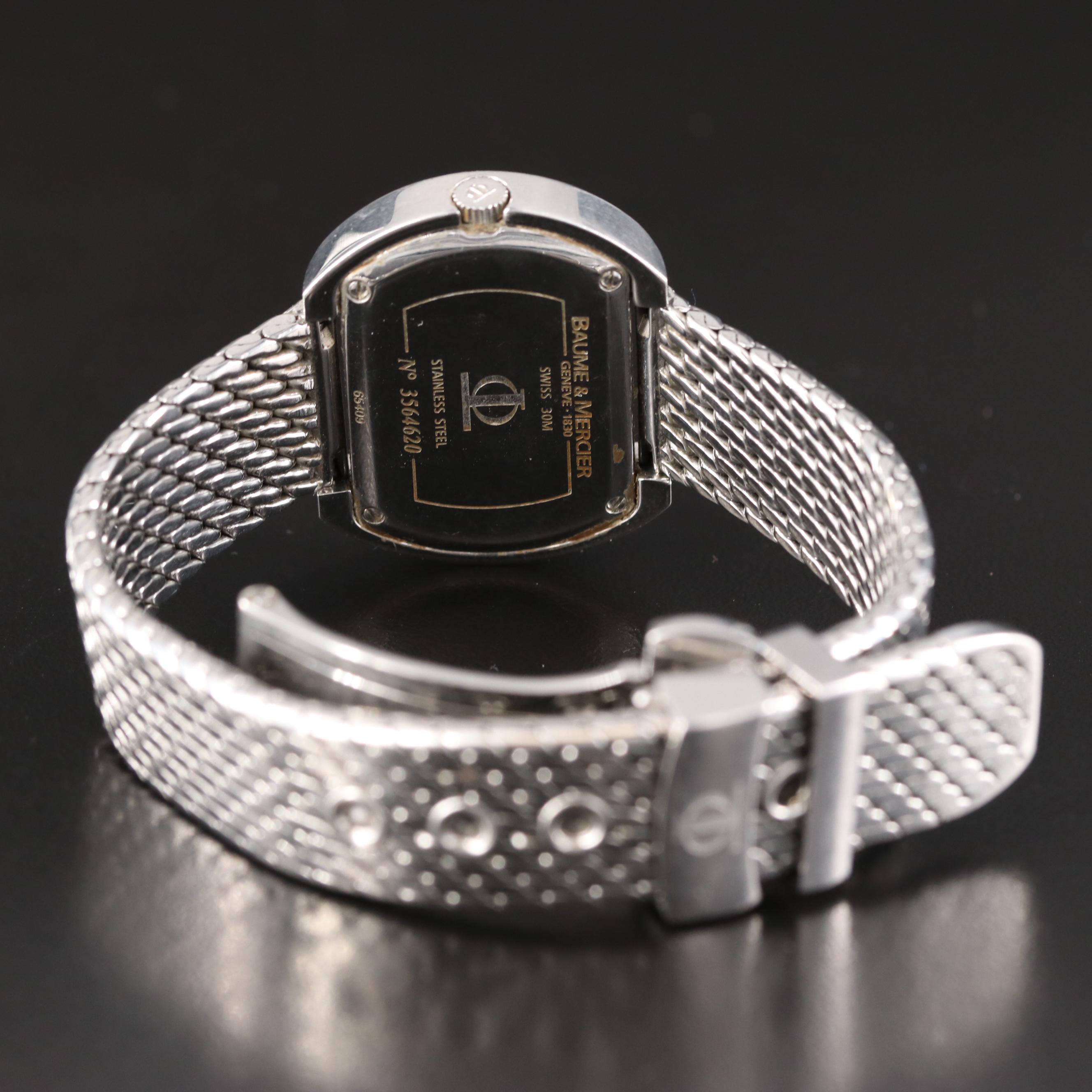 Baume & Mercier Hampton City Stainless Steel Quartz Watch