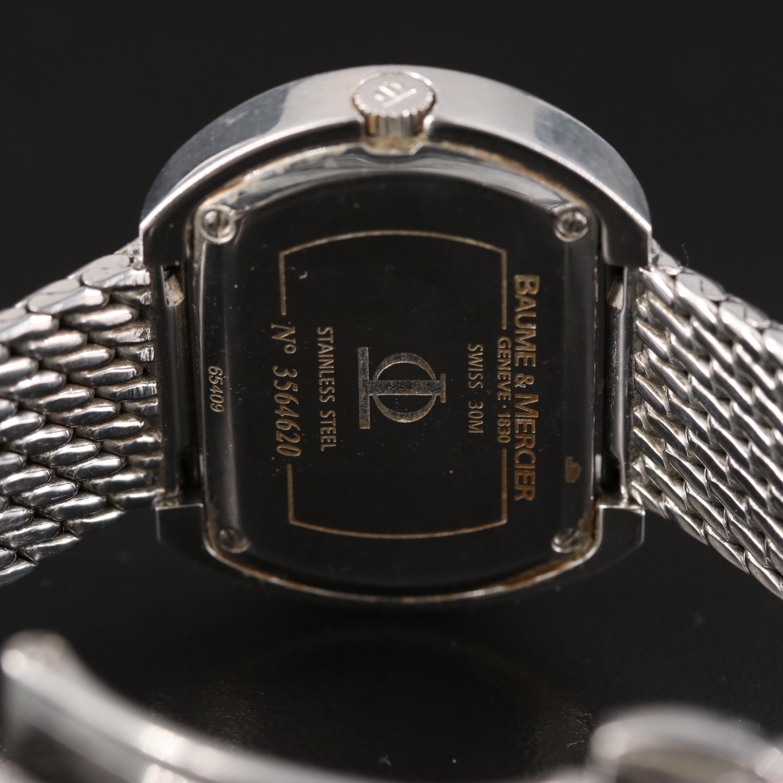 Baume & Mercier Hampton City Stainless Steel Quartz Watch