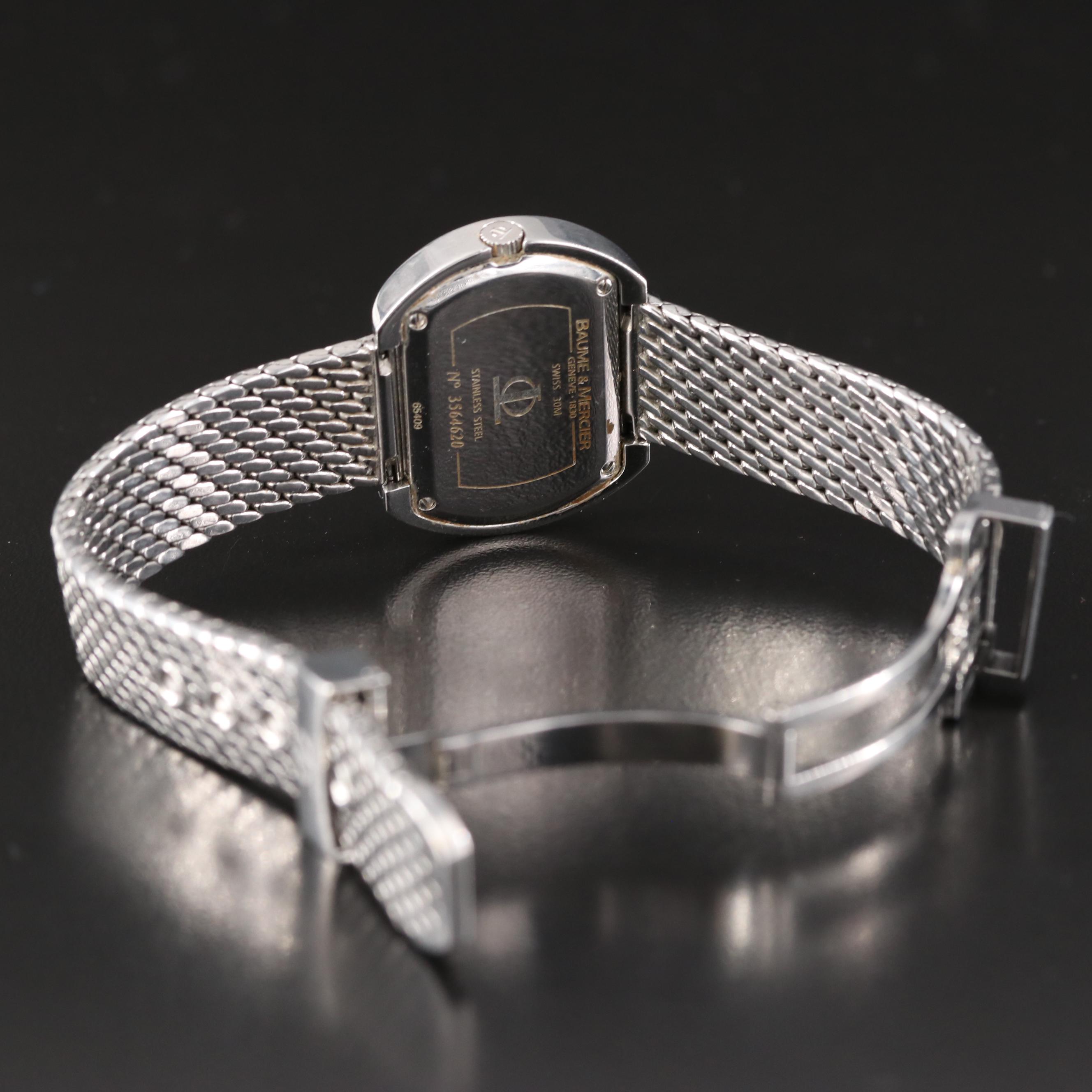 Baume & Mercier Hampton City Stainless Steel Quartz Watch