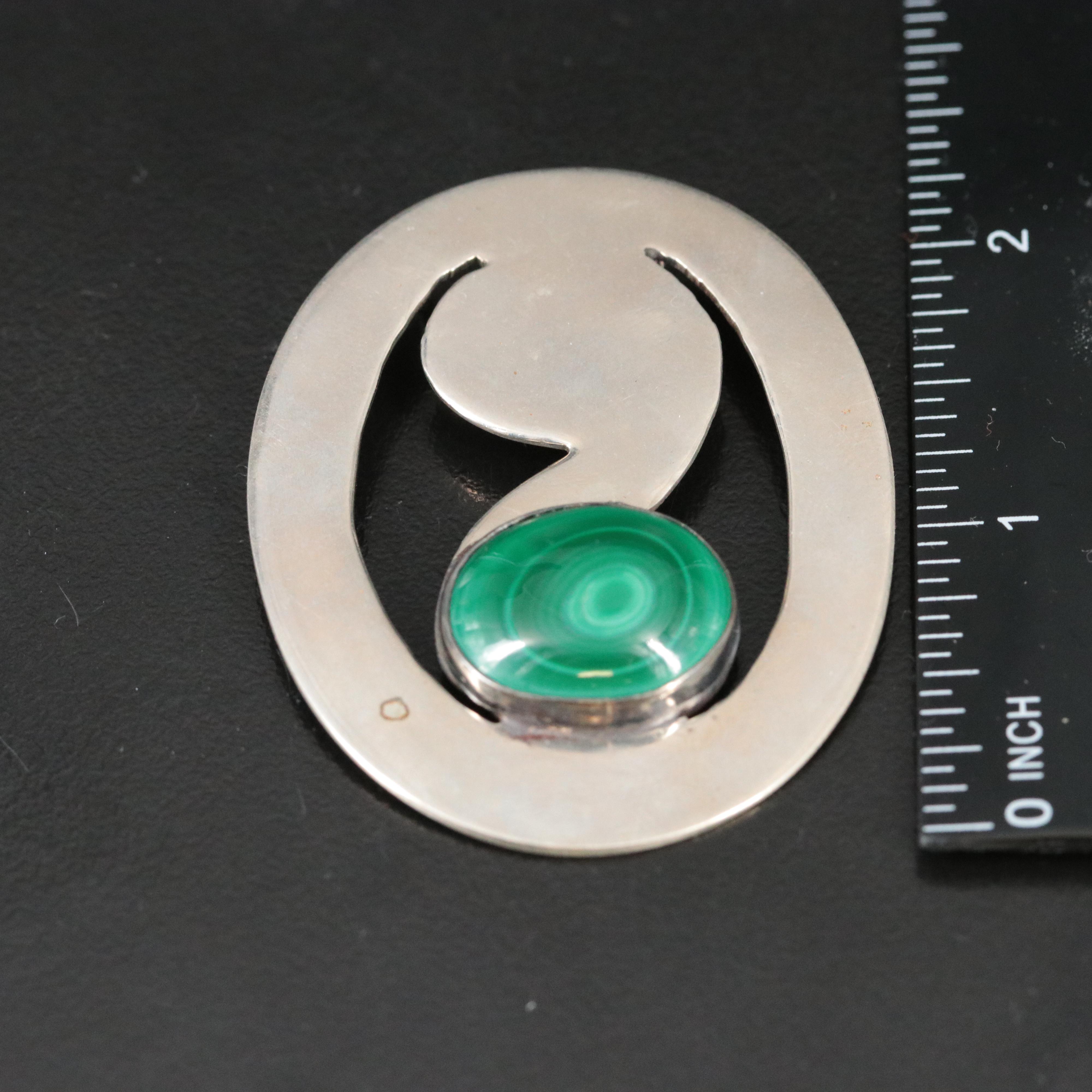 Sterling and Malachite Featured in Jewelry Collection